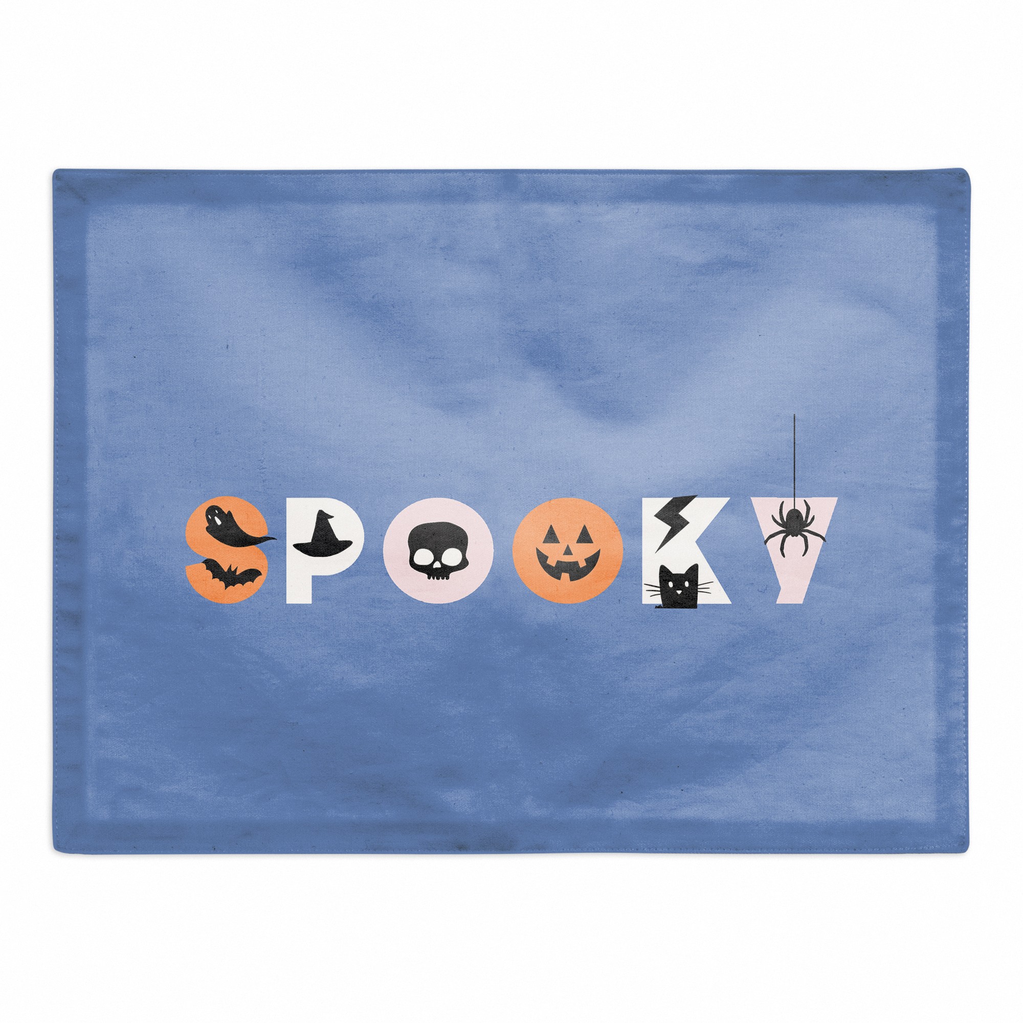 Spooky Type 18x14 Poly Twill Placemat