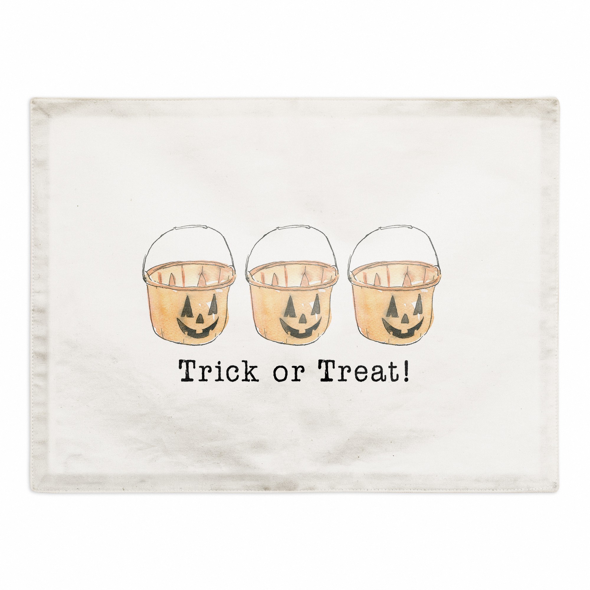 Trick Or Treat Candy 18x14 Poly Twill Placemat