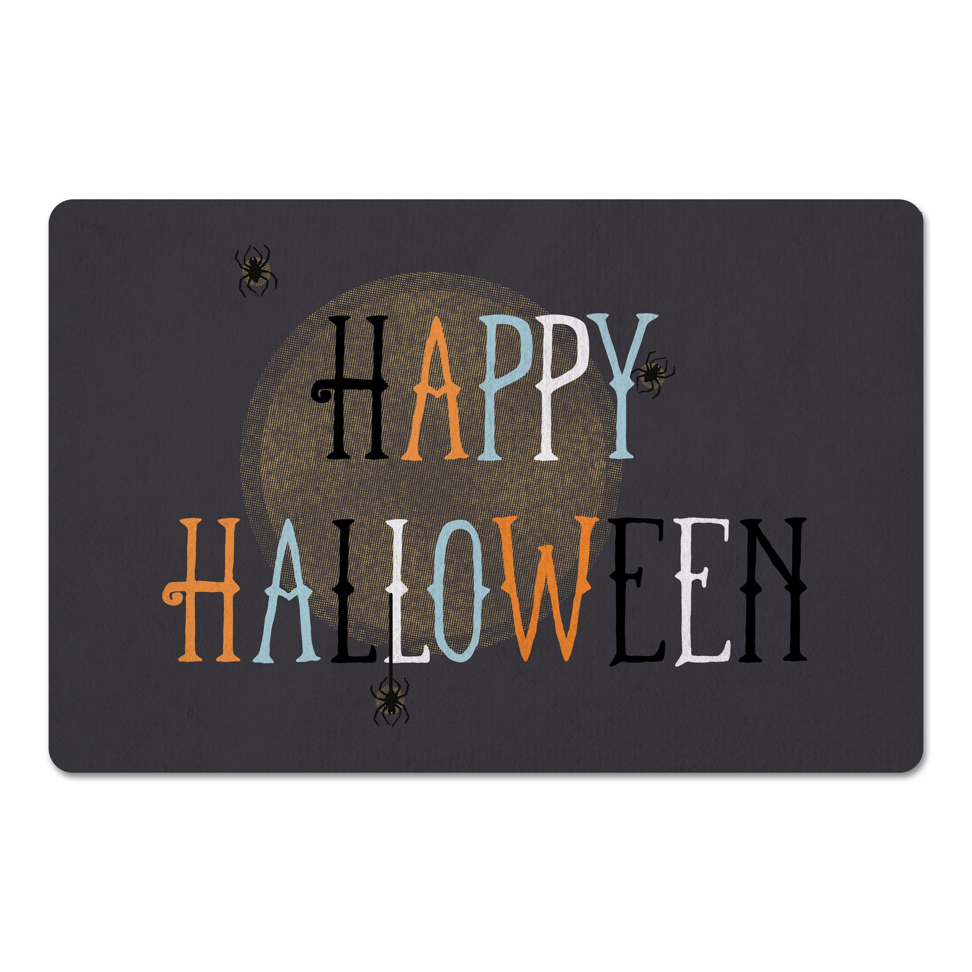Halloween Spiders 27x18 Floor Mat