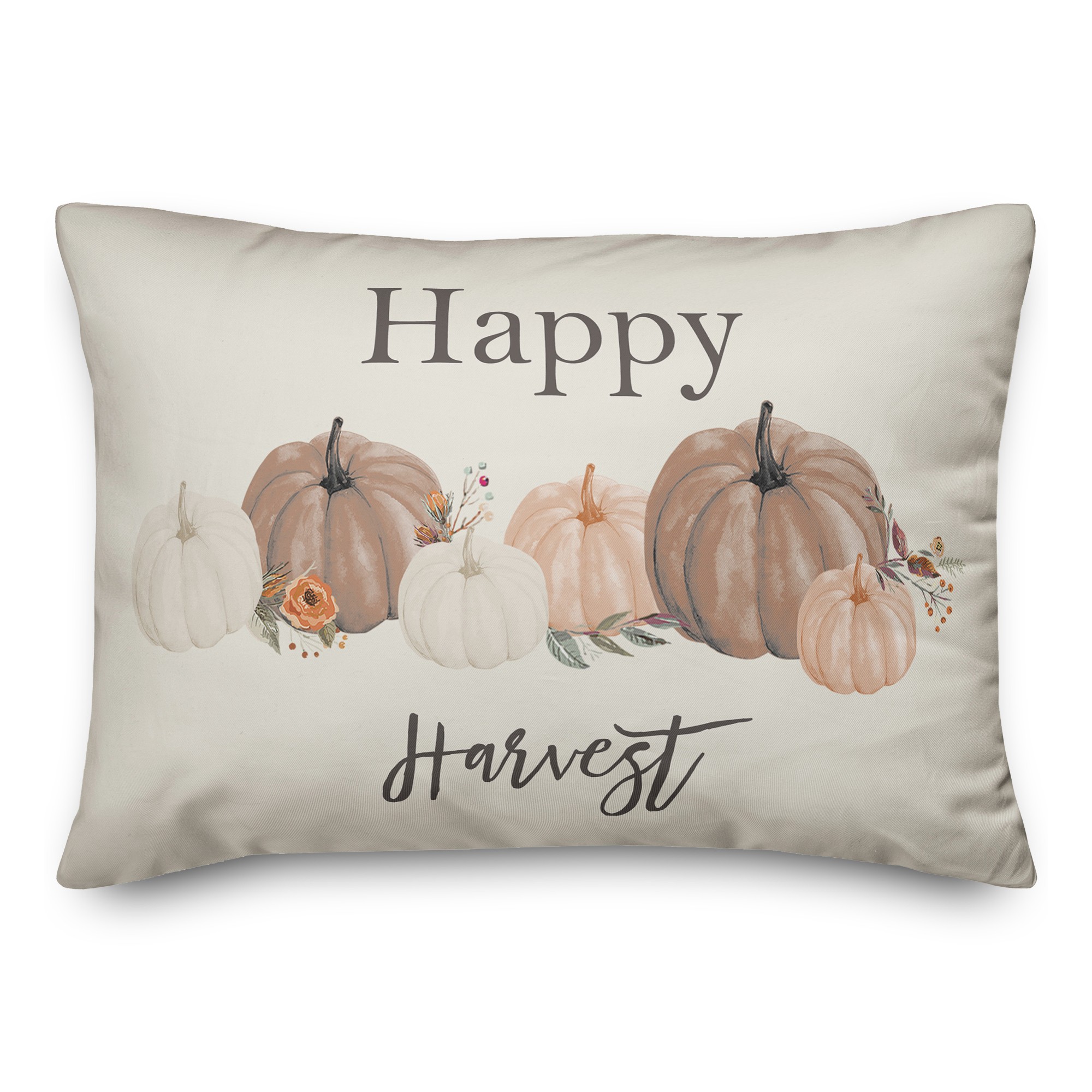 Happy Harvest 14x20 Spun Poly Pillow