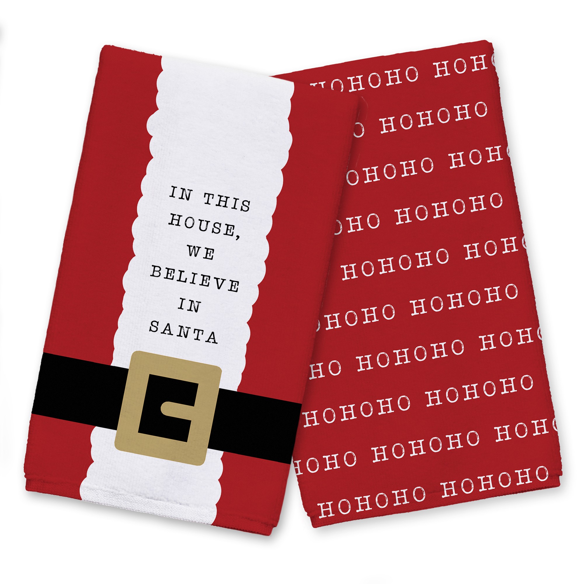 This Houbelieves Santa Hohoho Textiles Collection