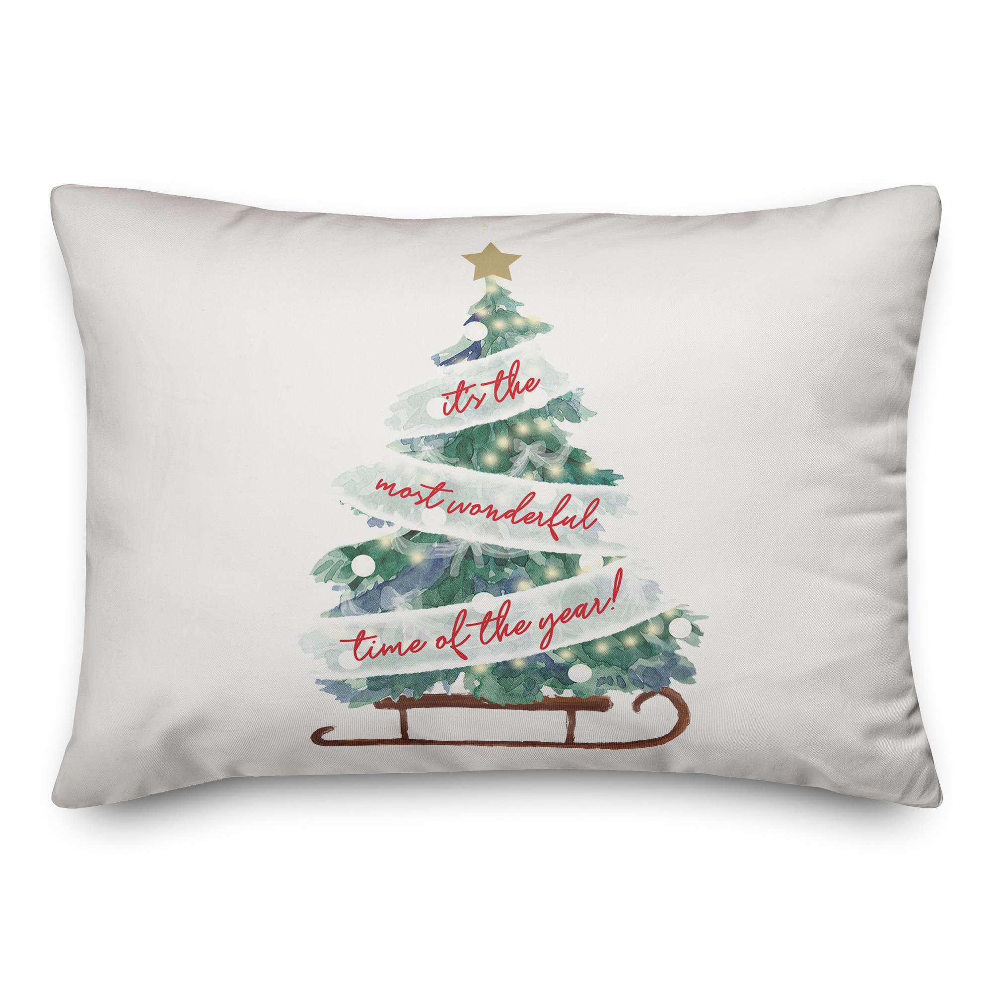 Most Wonderful Tree 14x20 Spun Poly Pillow