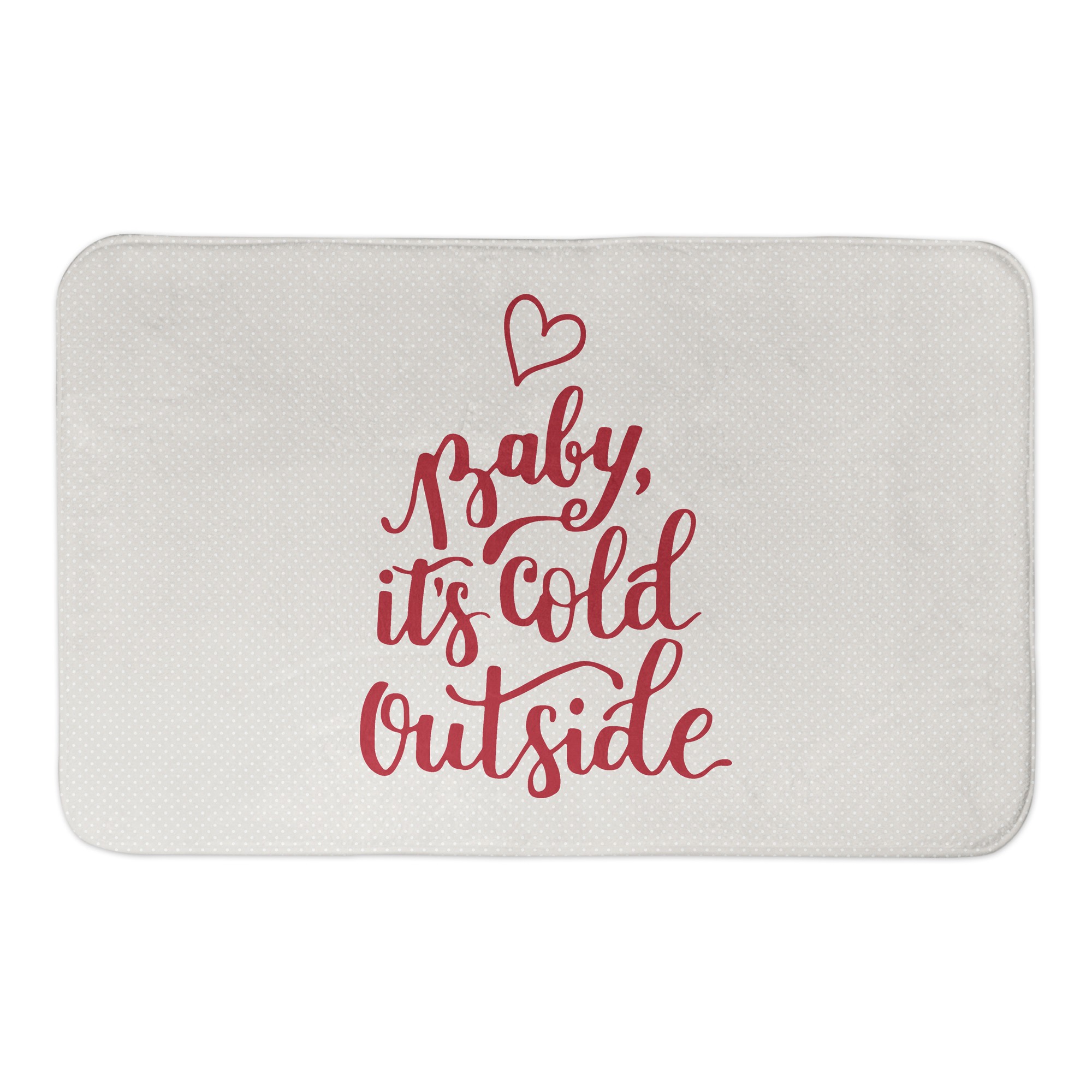 Baby Its Cold Outside 34x21 Bath Mat