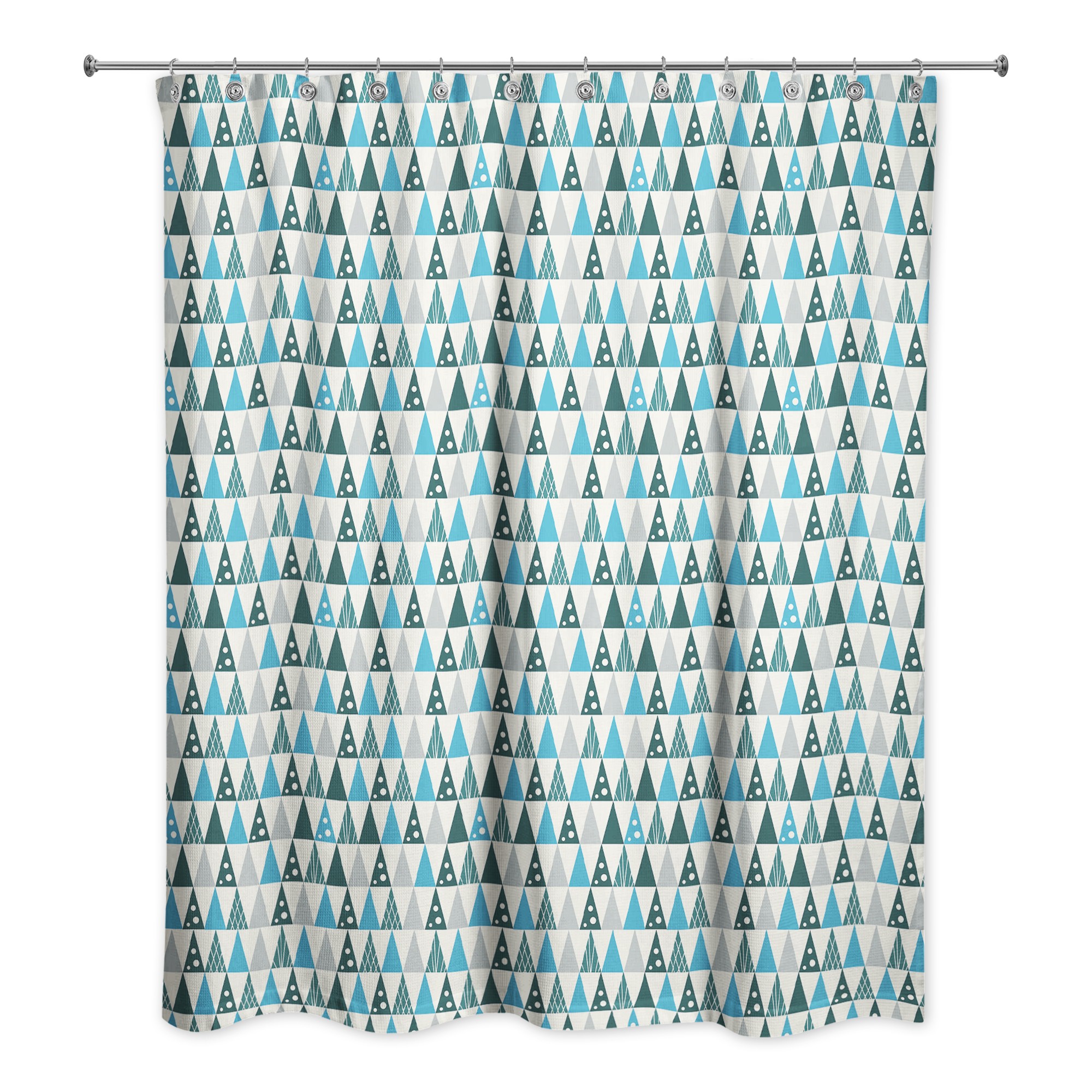Cool Tree Pattern 71x74 Shower Curtain