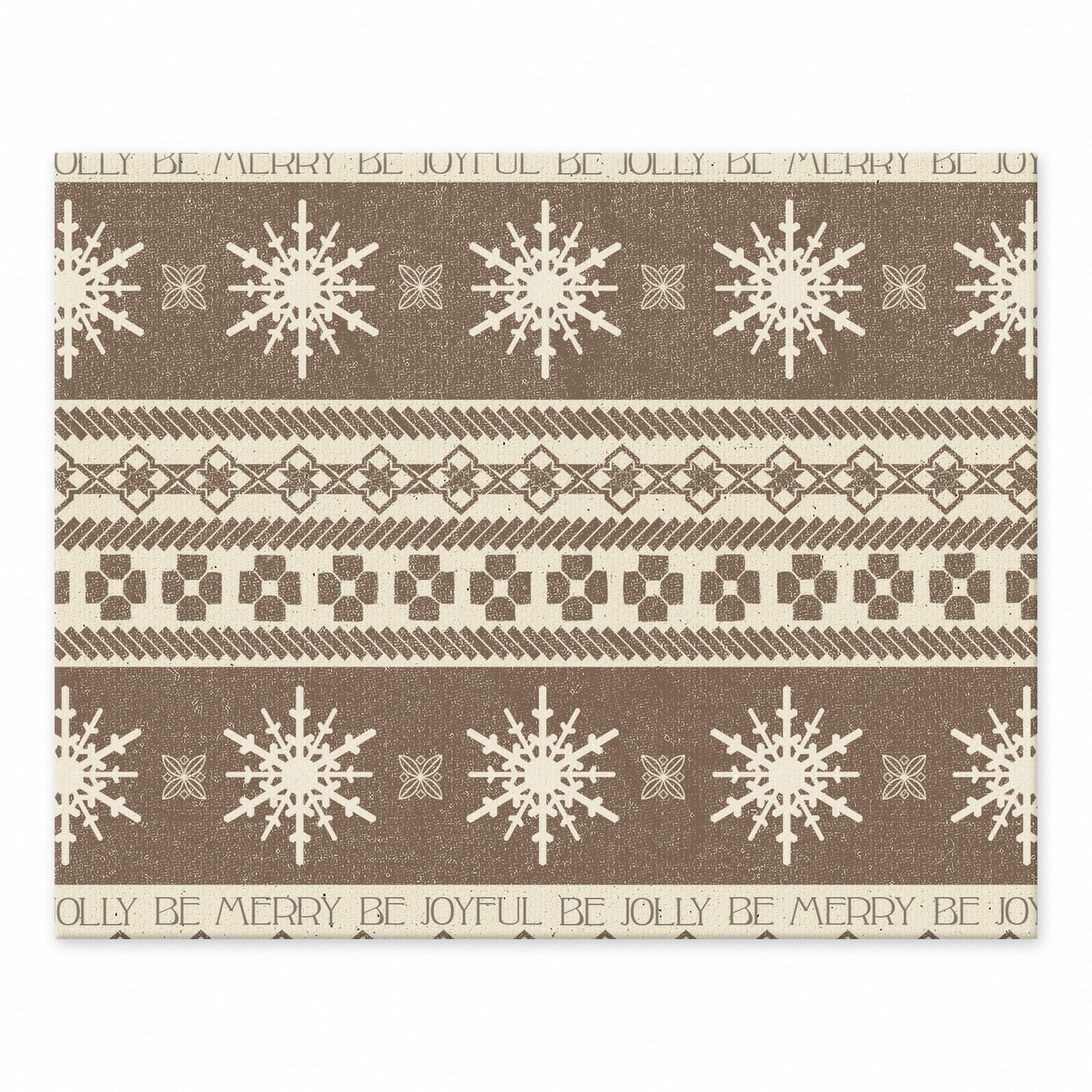 Christmas Neutral Sweater 10x8 Tabletop Canvas