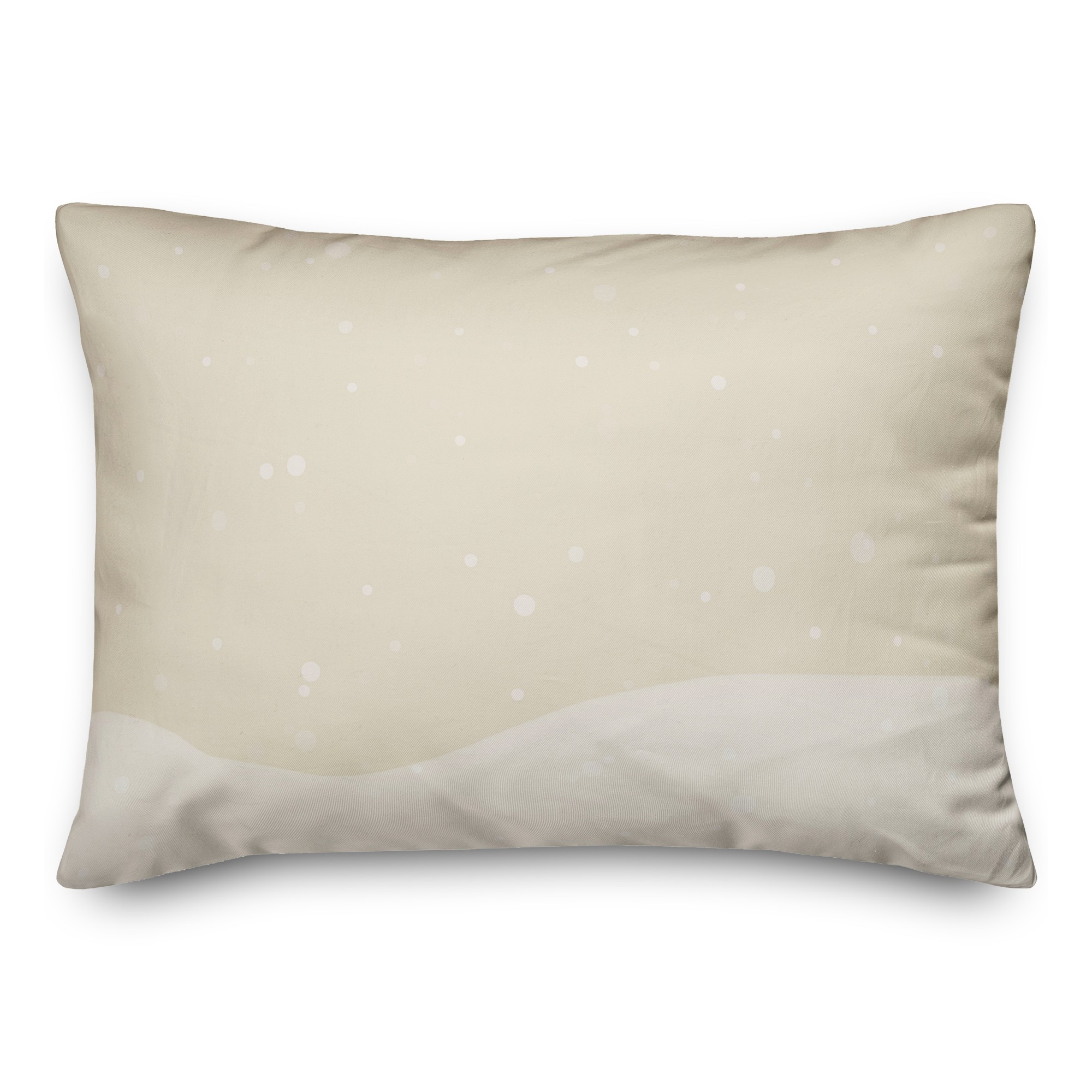 Snow Falling Pattern 14x20 Spun Poly Pillow