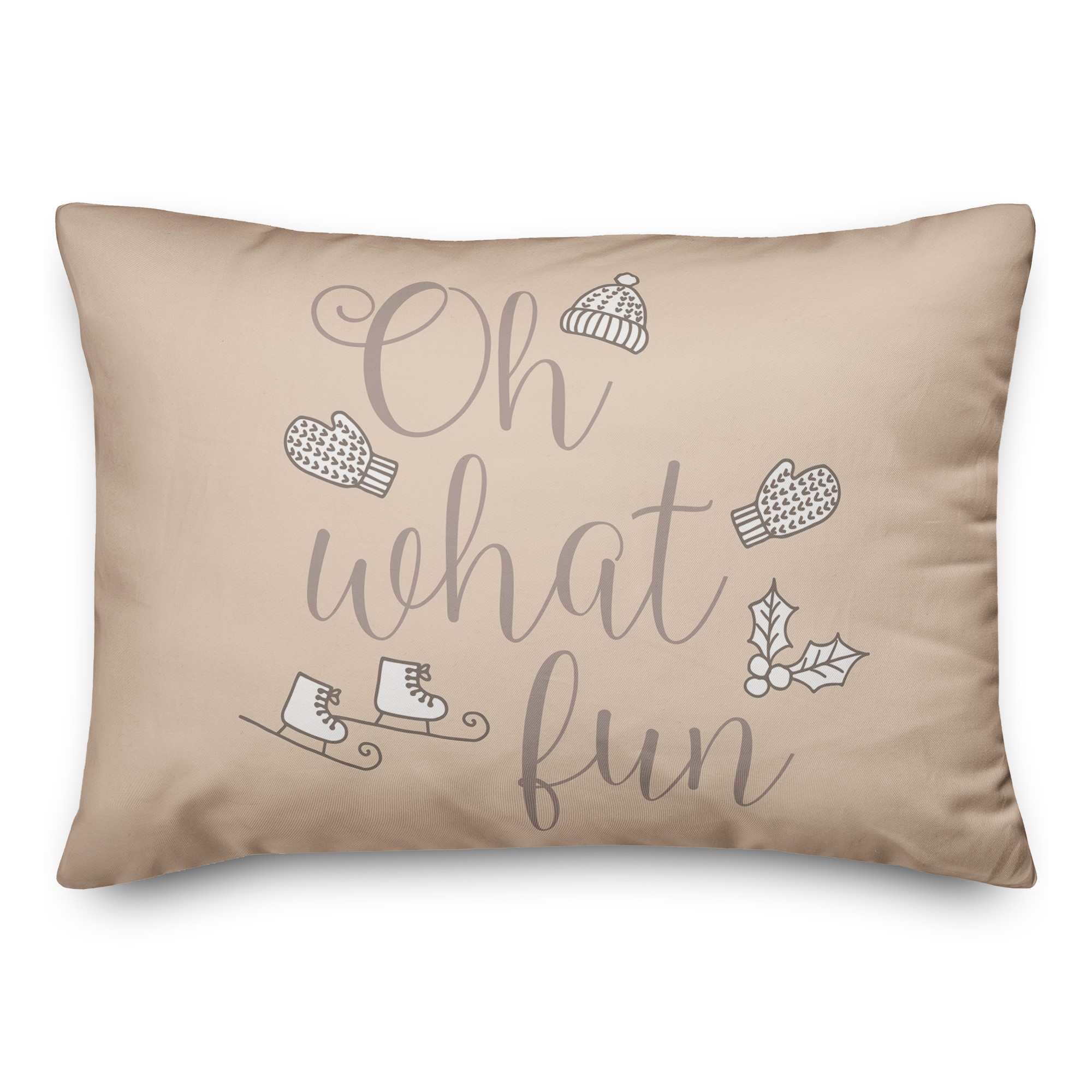 Oh What Fun 14x20 Spun Poly Pillow