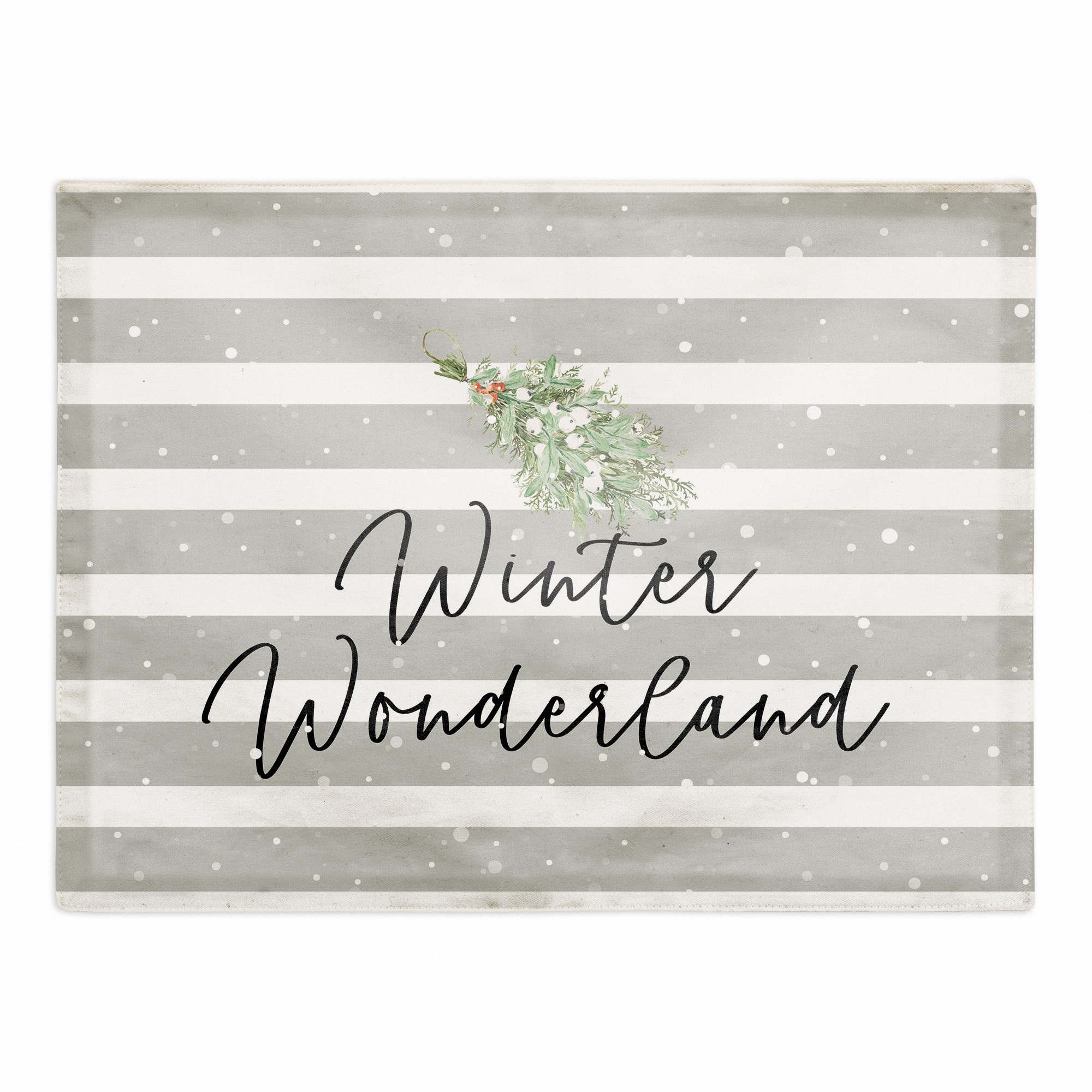 Winter Wonderland 18x14 Poly Twill Placemat