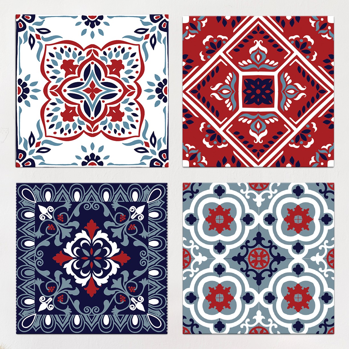 Patriotic Tile Set Wall Art Collection