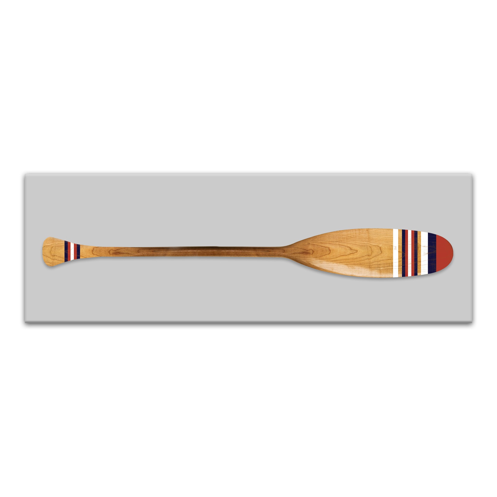 Vertical Stripes Oar 36x12 Canvas Wall Art