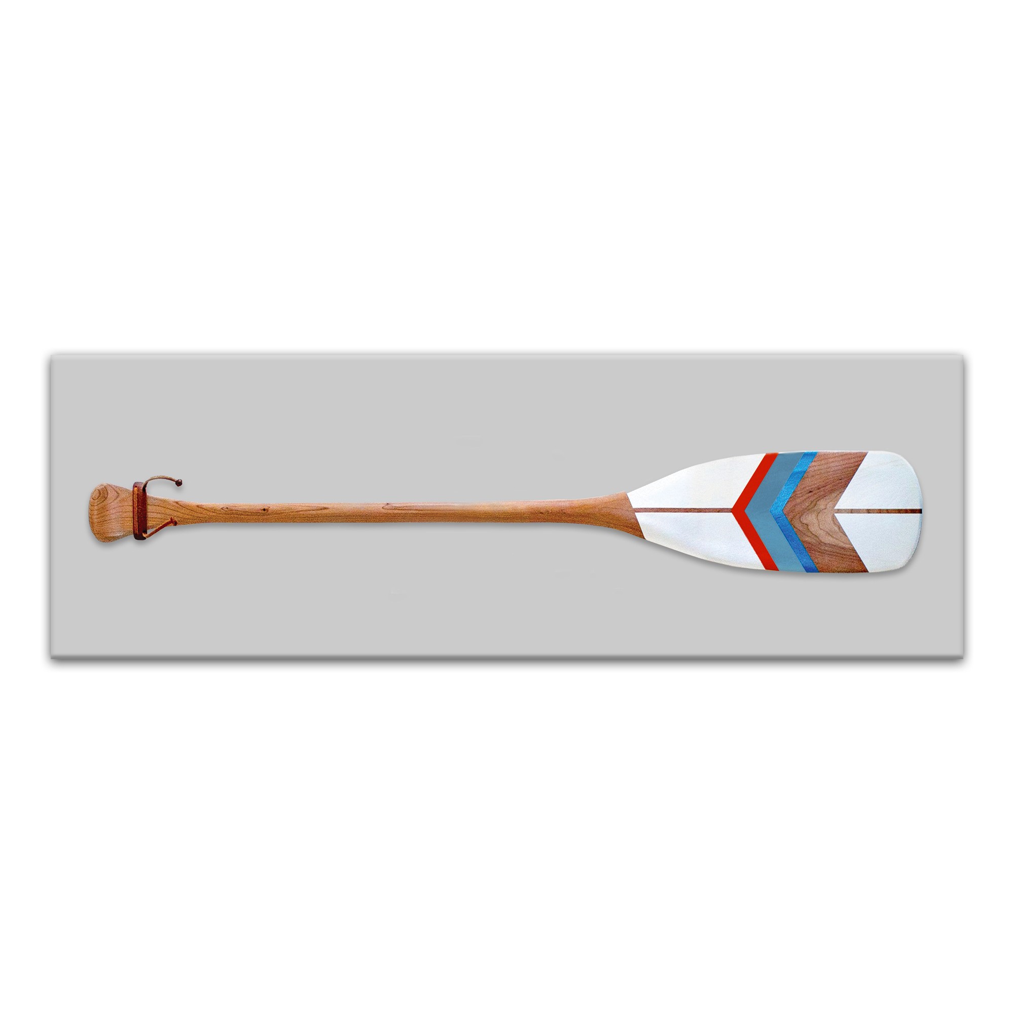 Metallic Oar 36x12 Canvas Wall Art