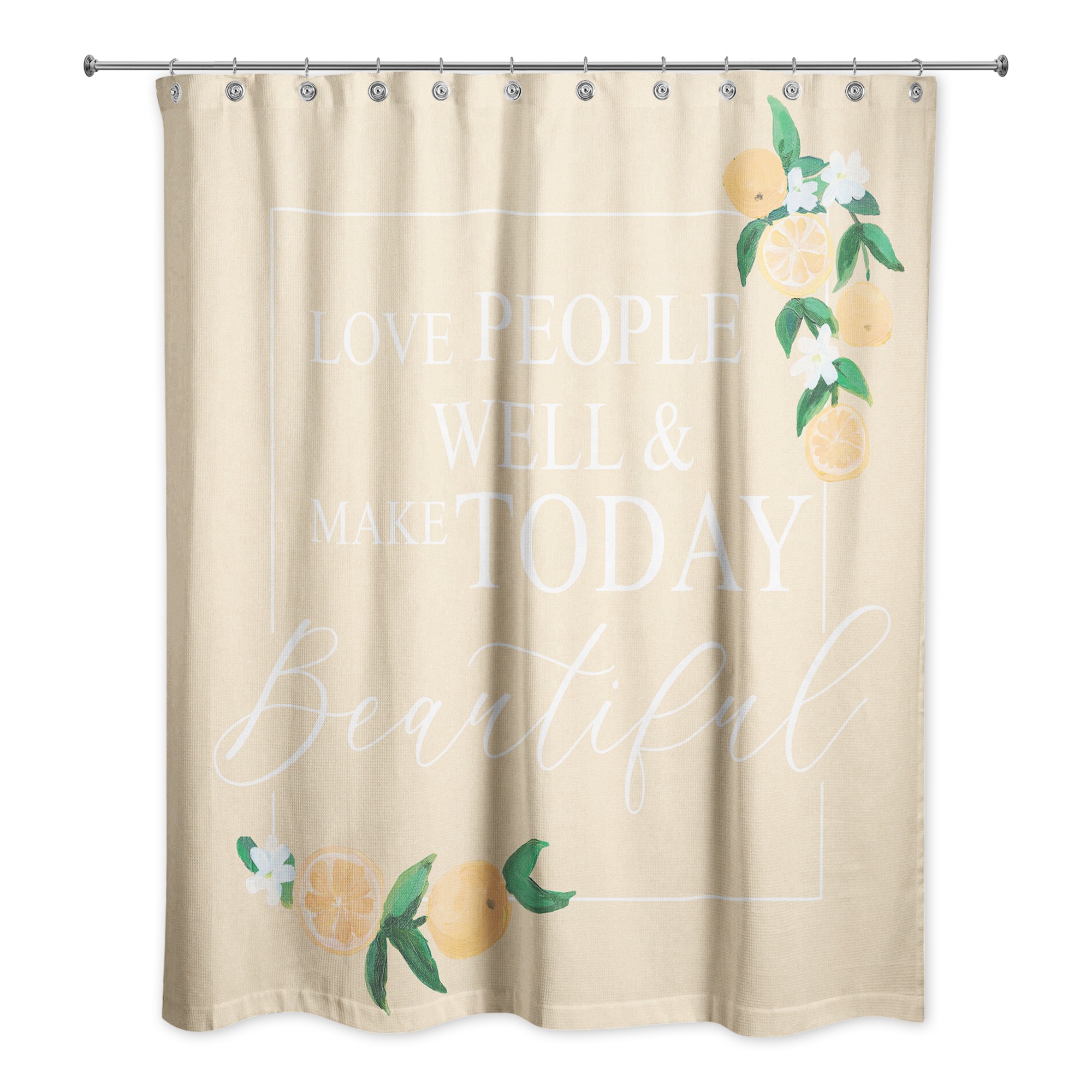 Love People  Shower Curtain