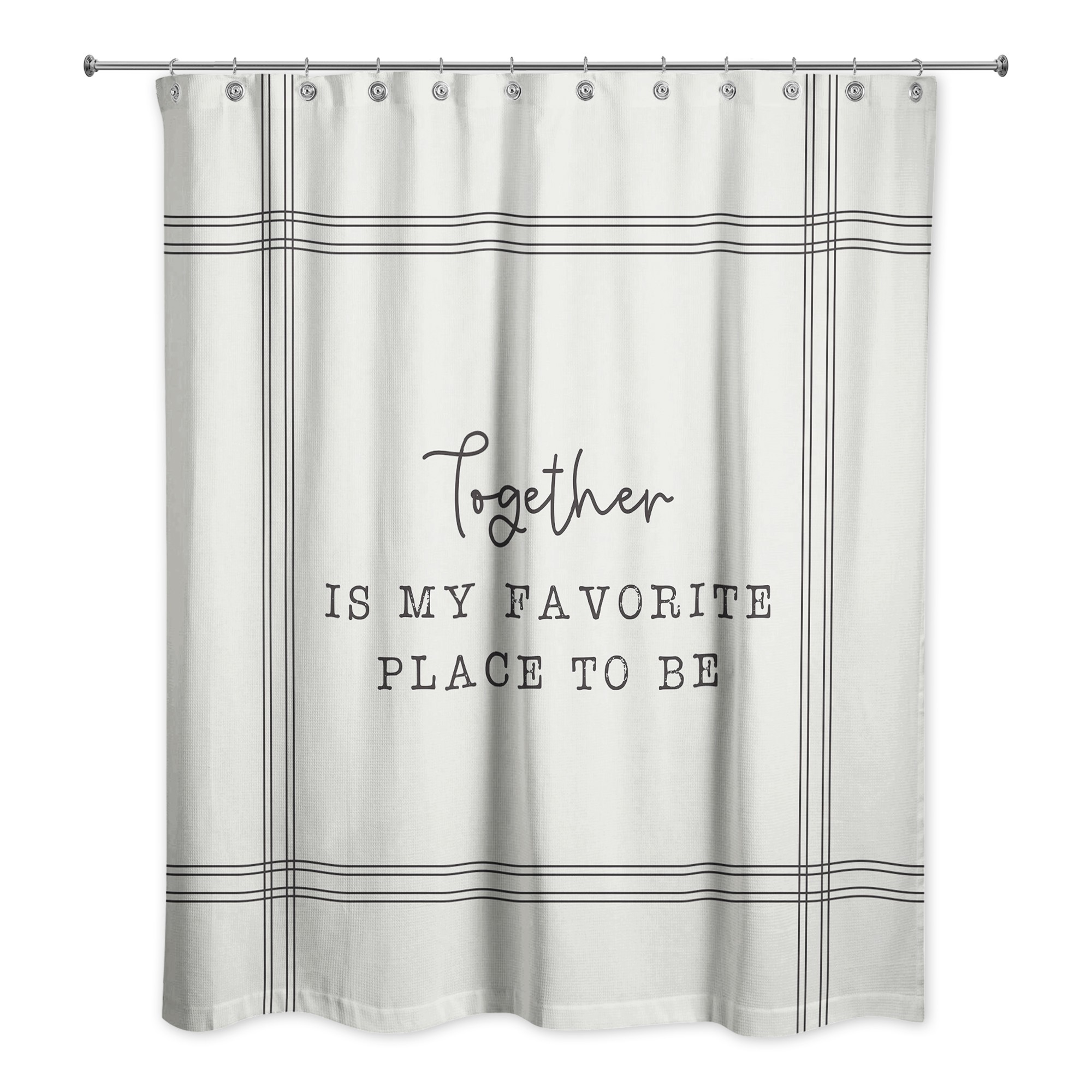 Together Favorite Place  Shower Curtain