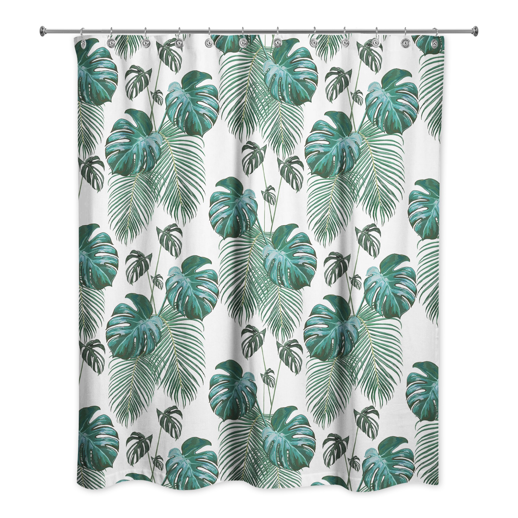 Palm Pattern  Shower Curtain