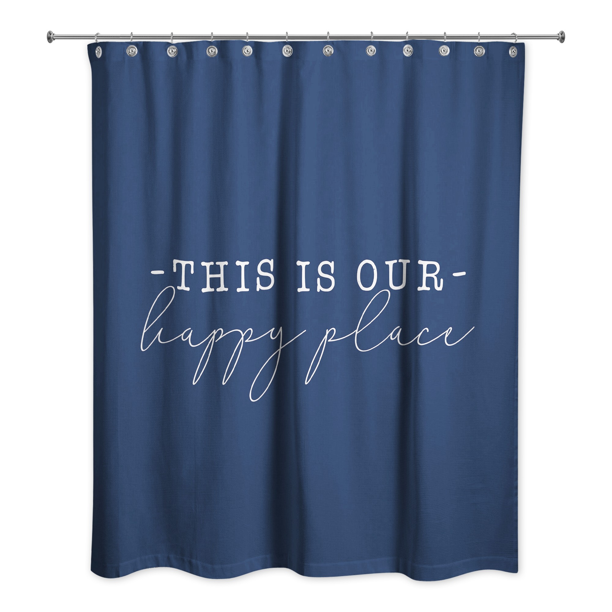 Happy Place  Shower Curtain