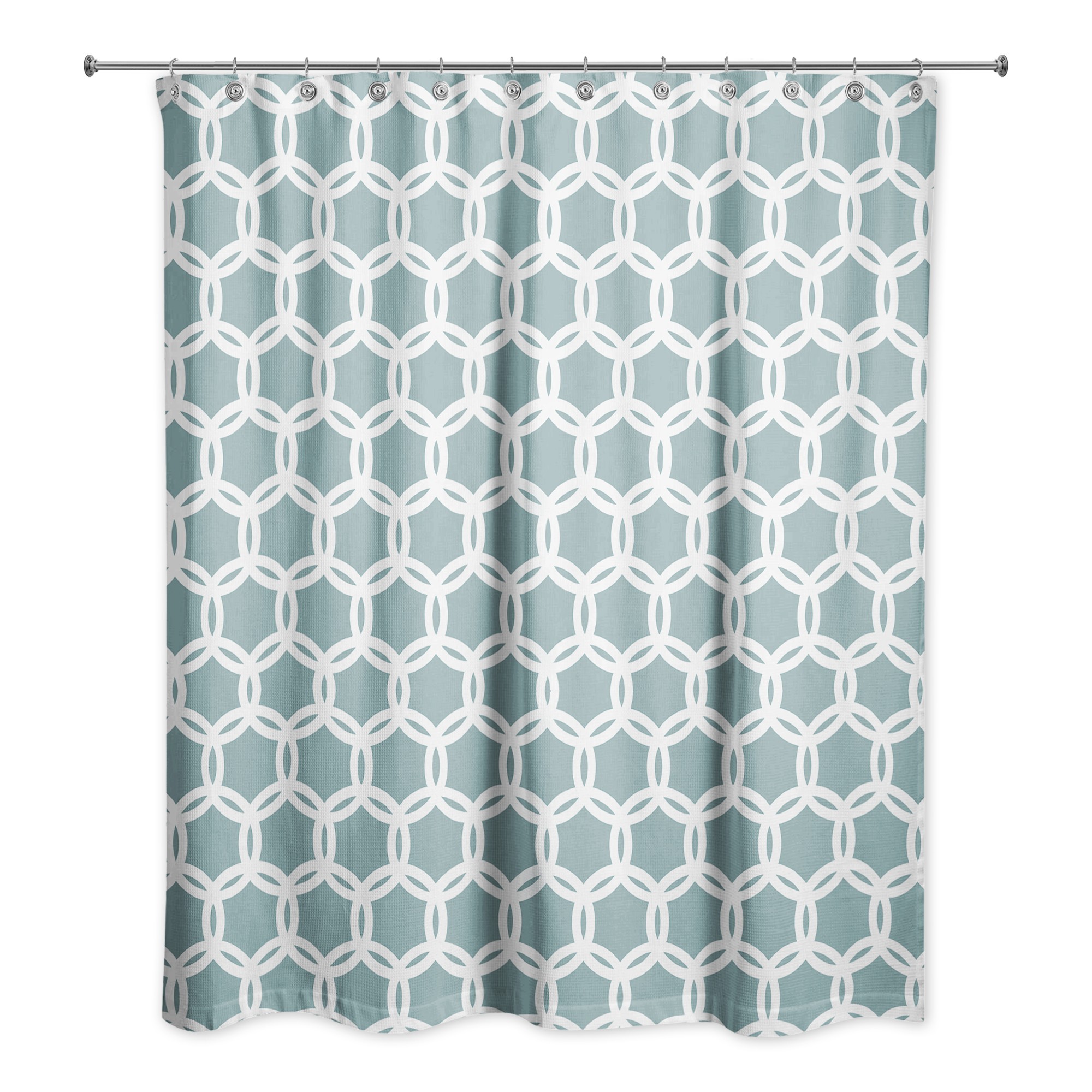 Loop Pattern  Shower Curtain