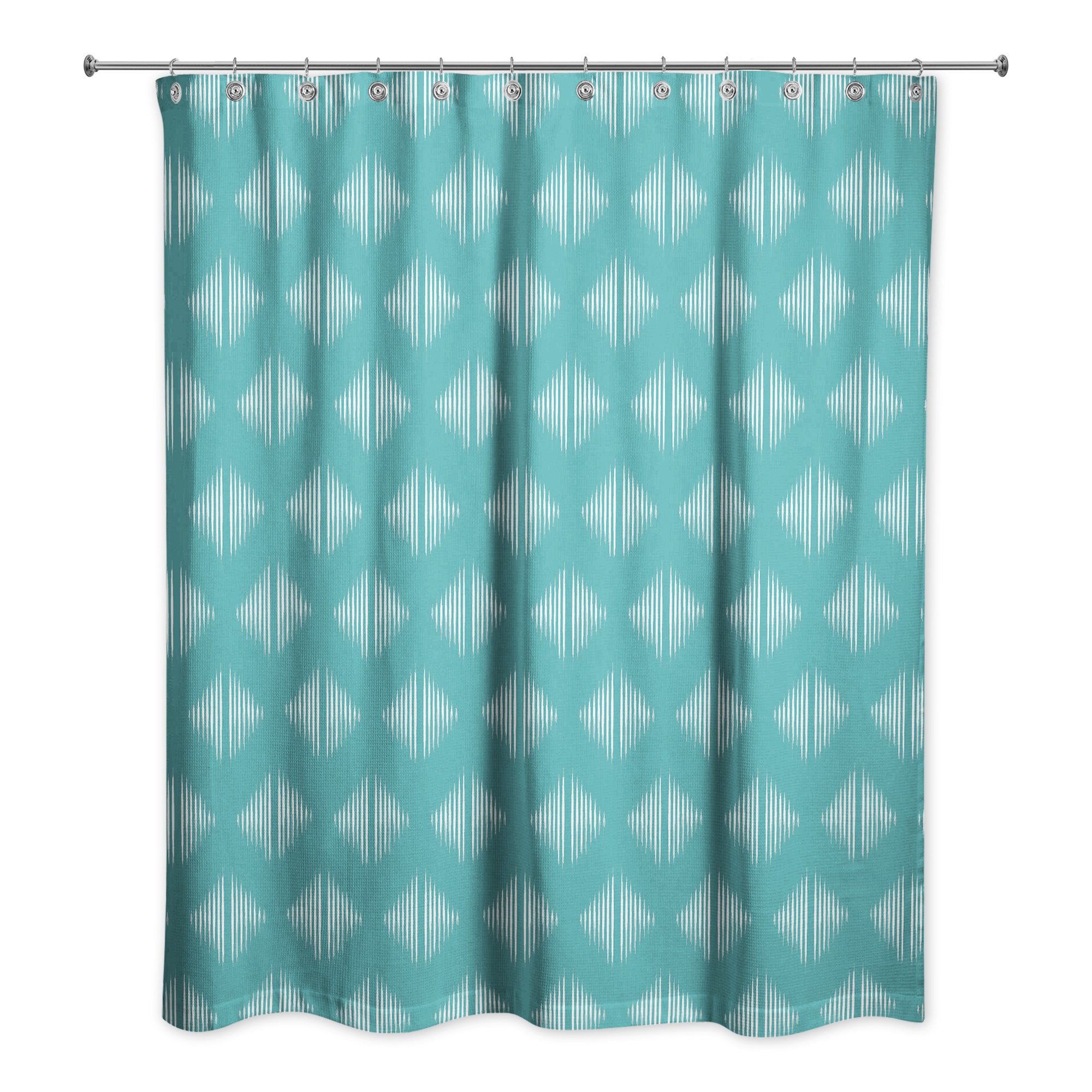 Sound Wave Lines  Shower Curtain