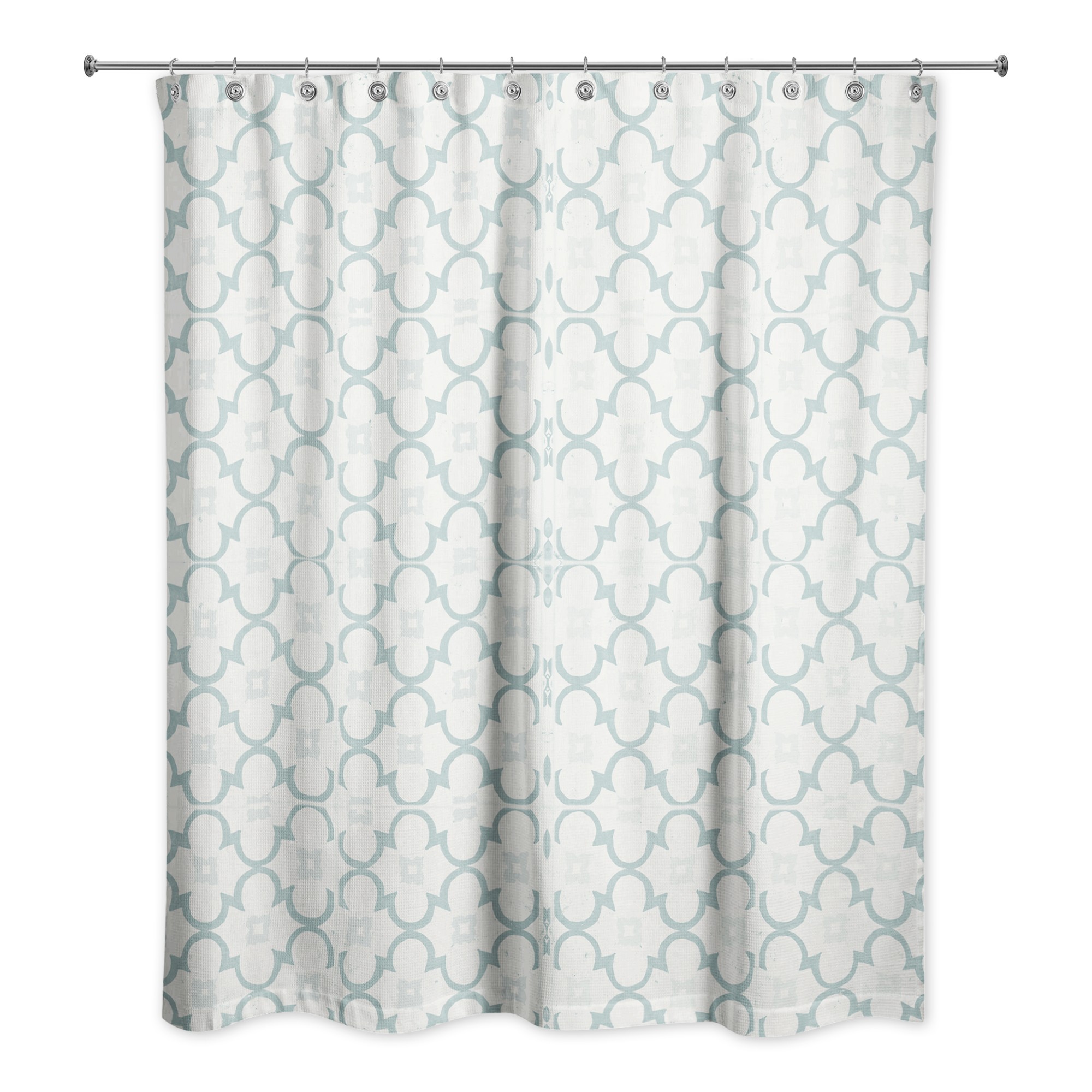 Rustic Tile Pattern  Shower Curtain