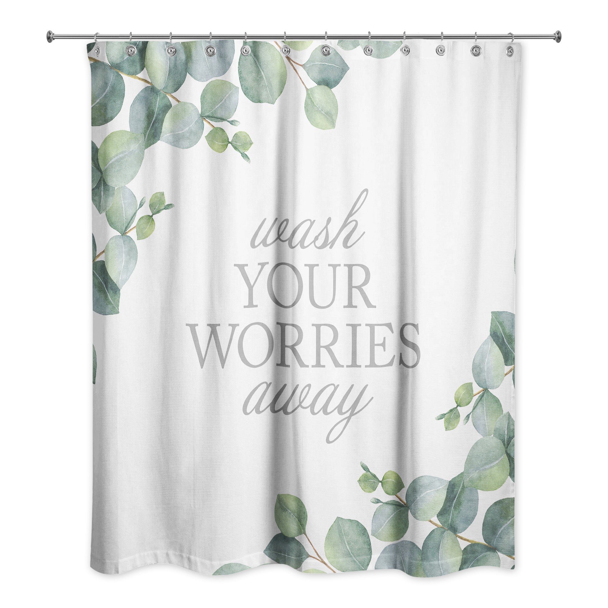 Wash Your Worries Away  Shower Curtain