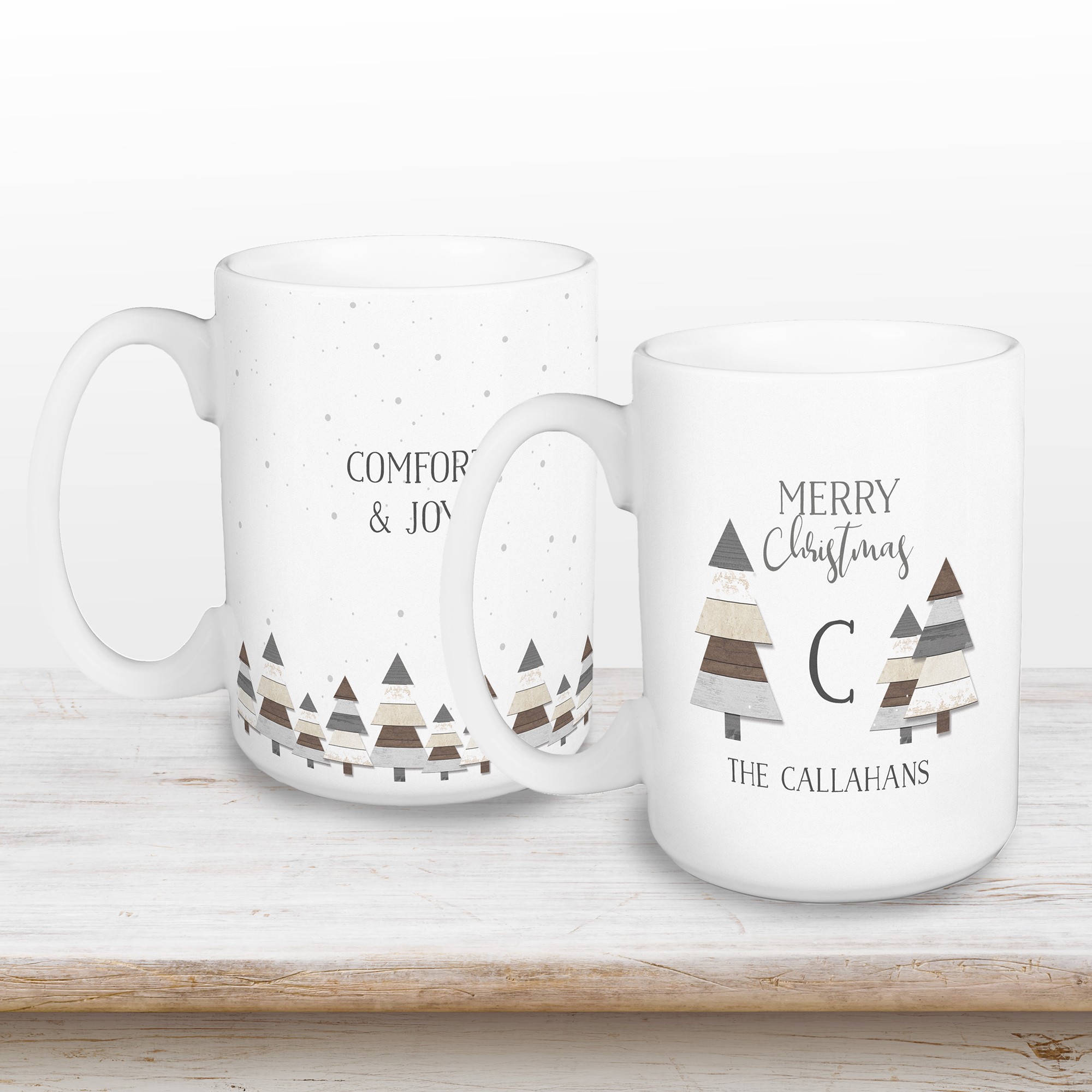 Shiplap Trees Drinkware Collection