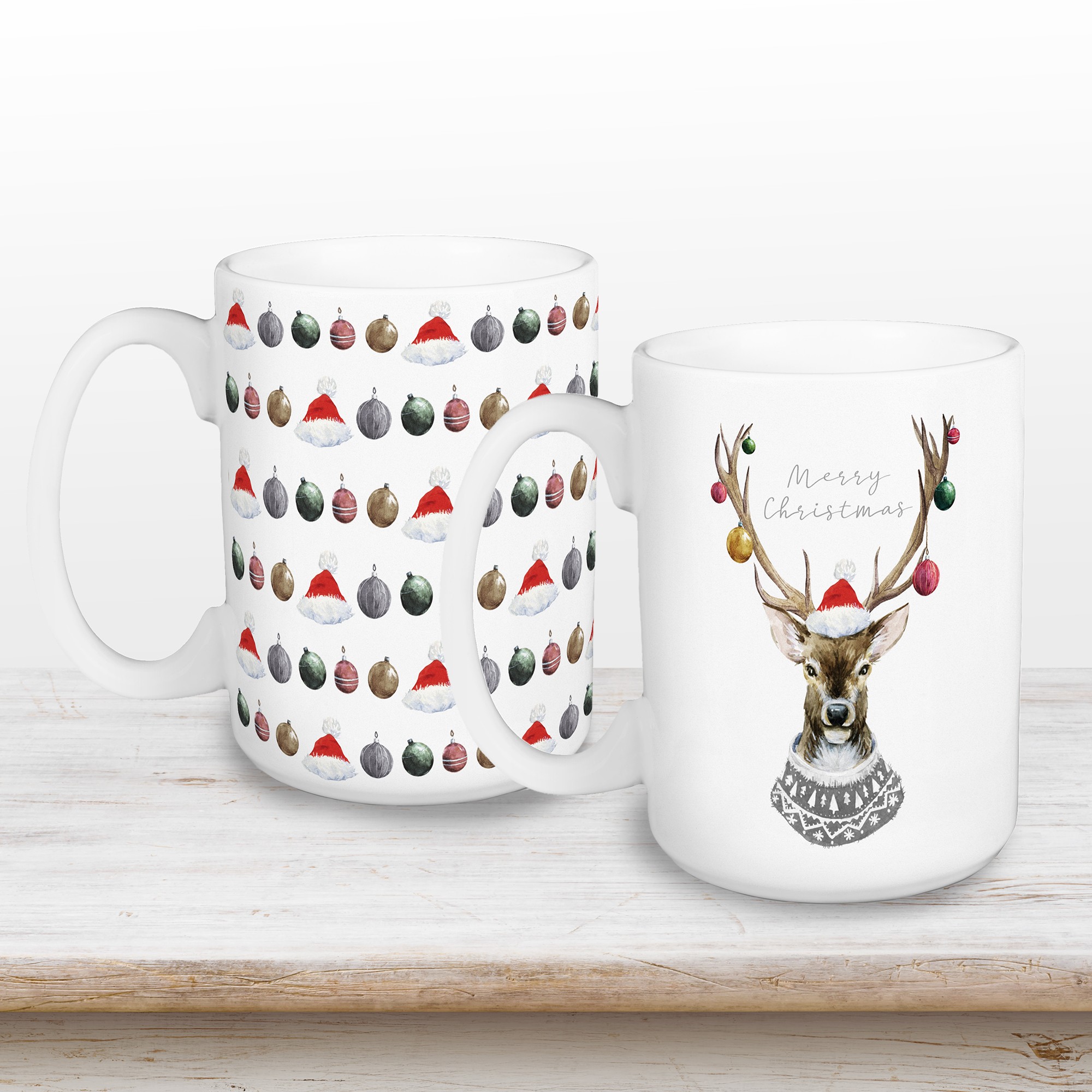 Sweater Deer Drinkware Collection