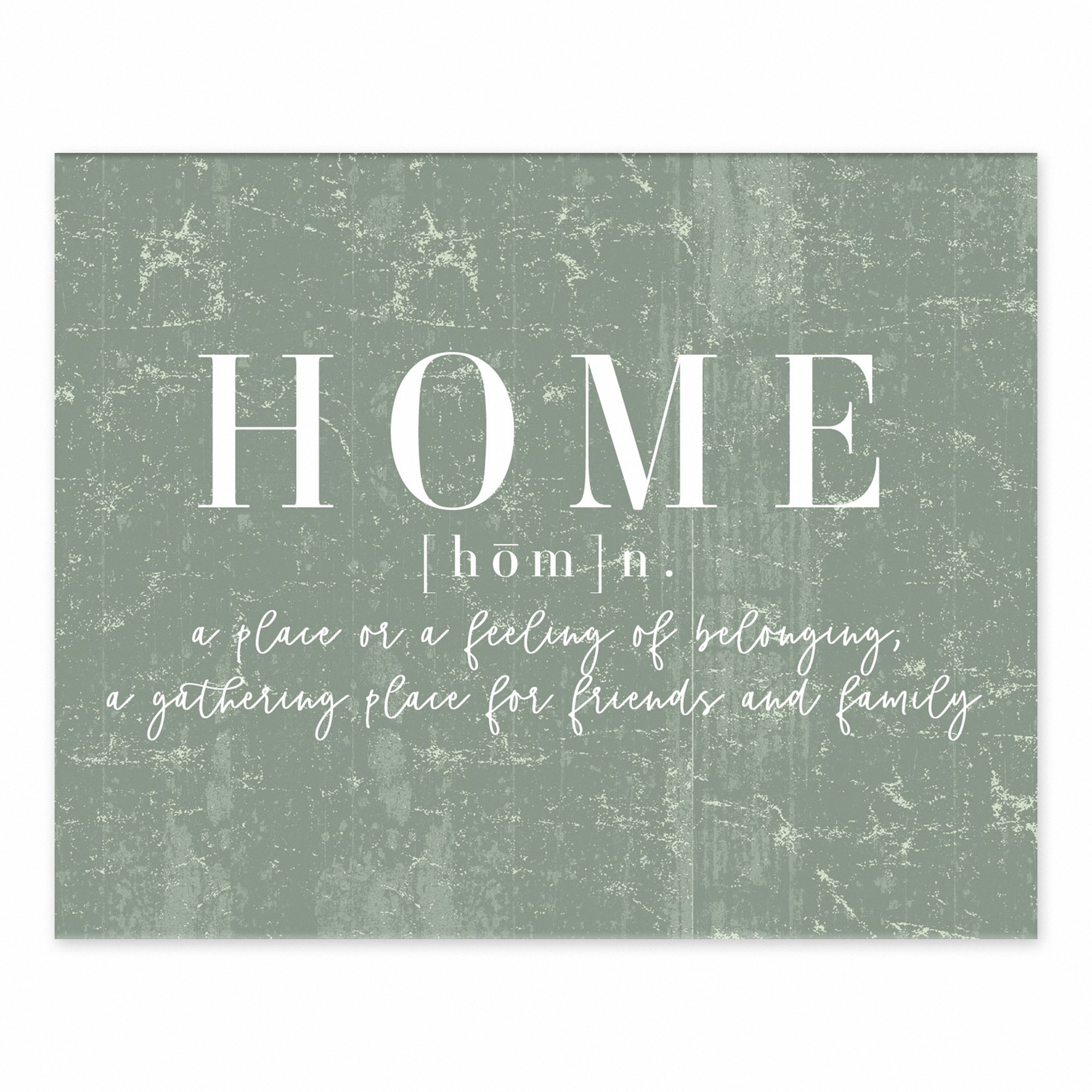 Home Definition 10 10x8 Tabletop Canvas