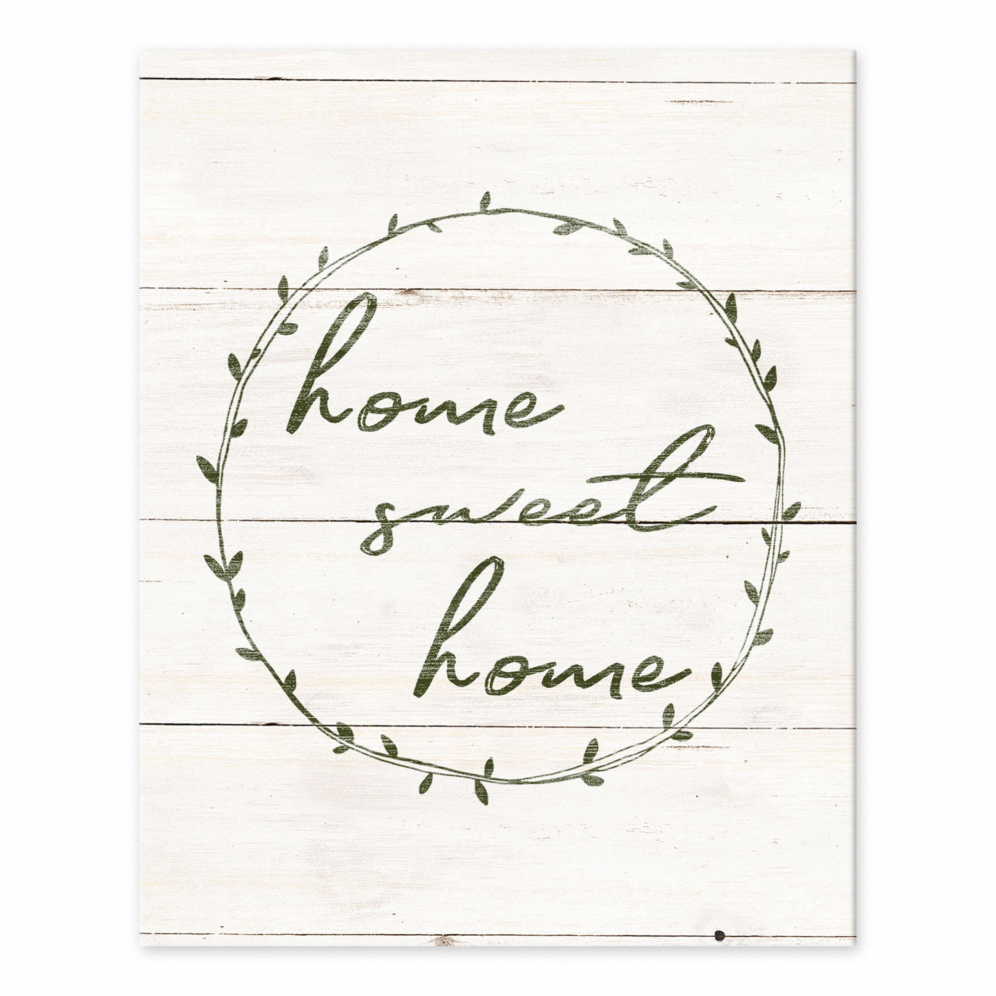 Home Sweet Home Wreath  Wall Art