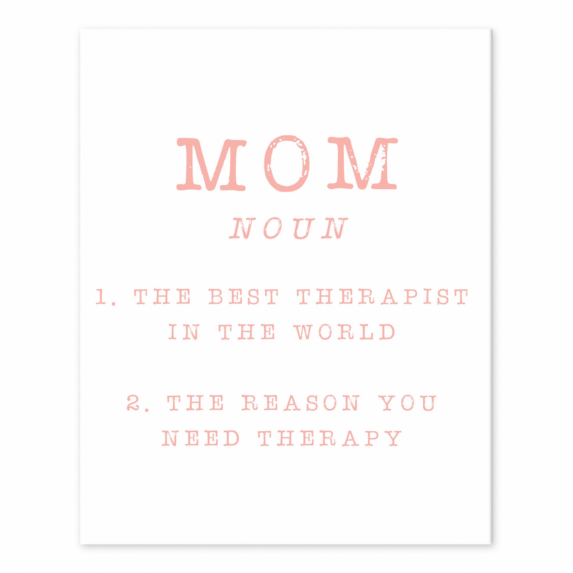 Mom Therapy  Wall Art
