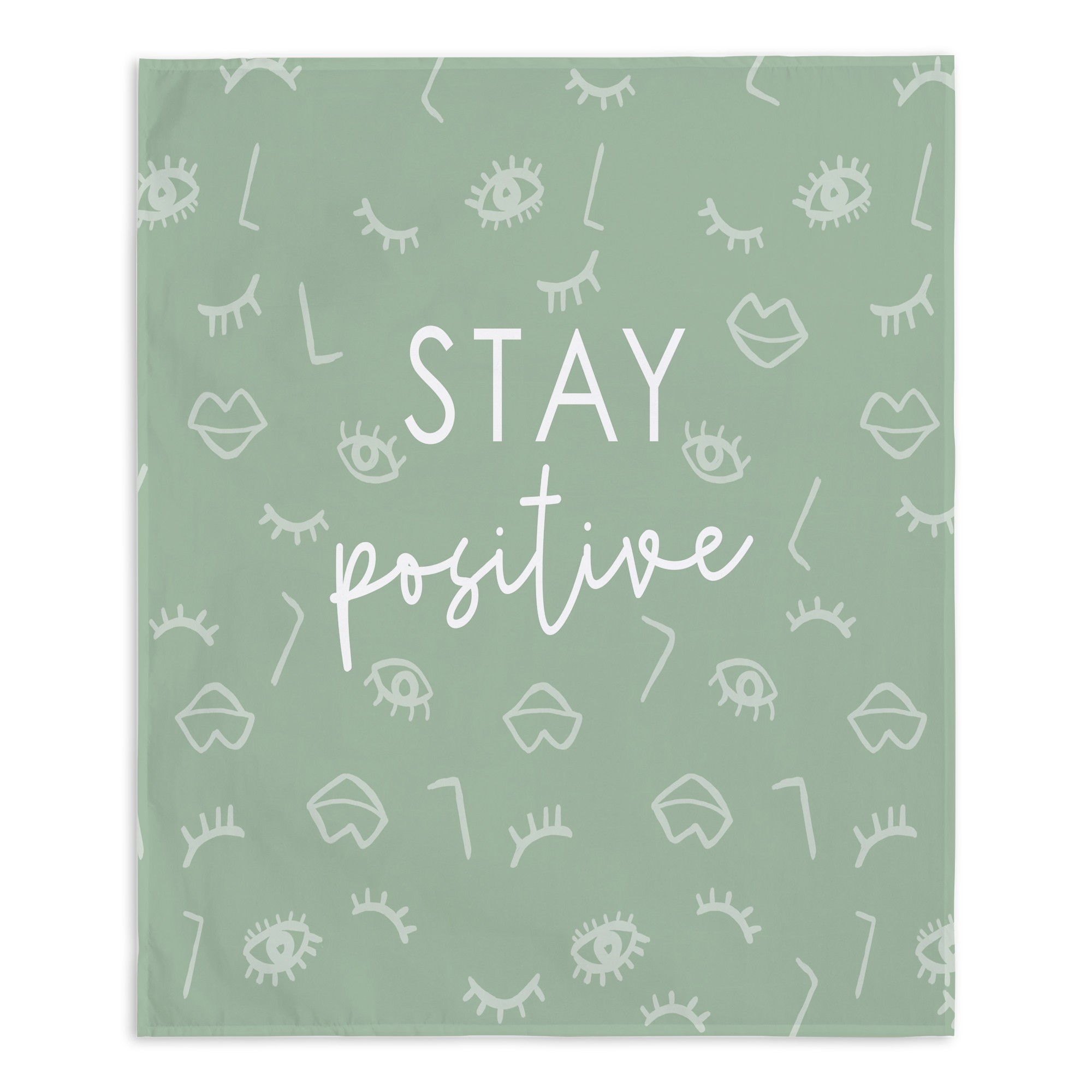 Stay Positive 10 50x60 Tapestry