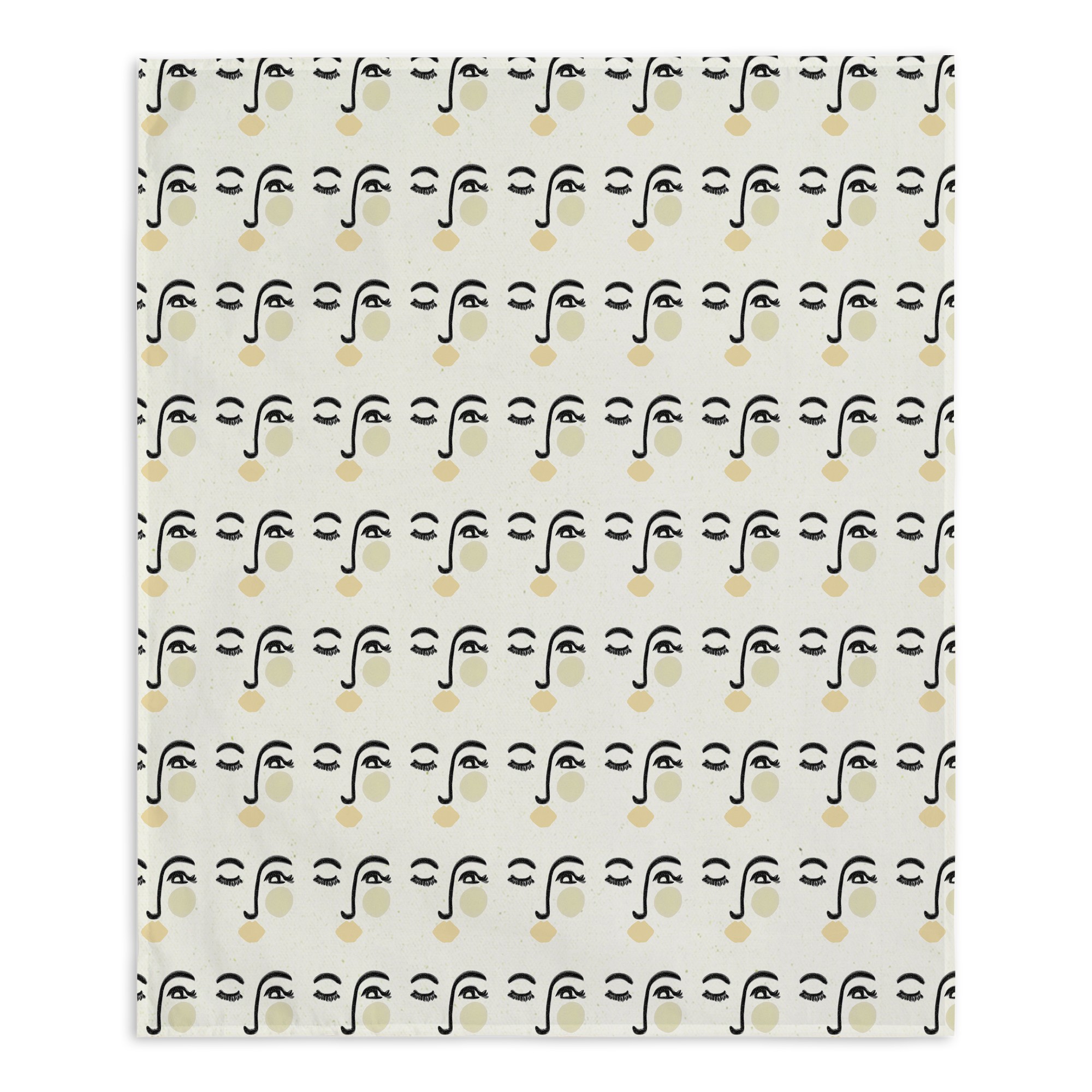 Winking Face 10 50x60 Tapestry