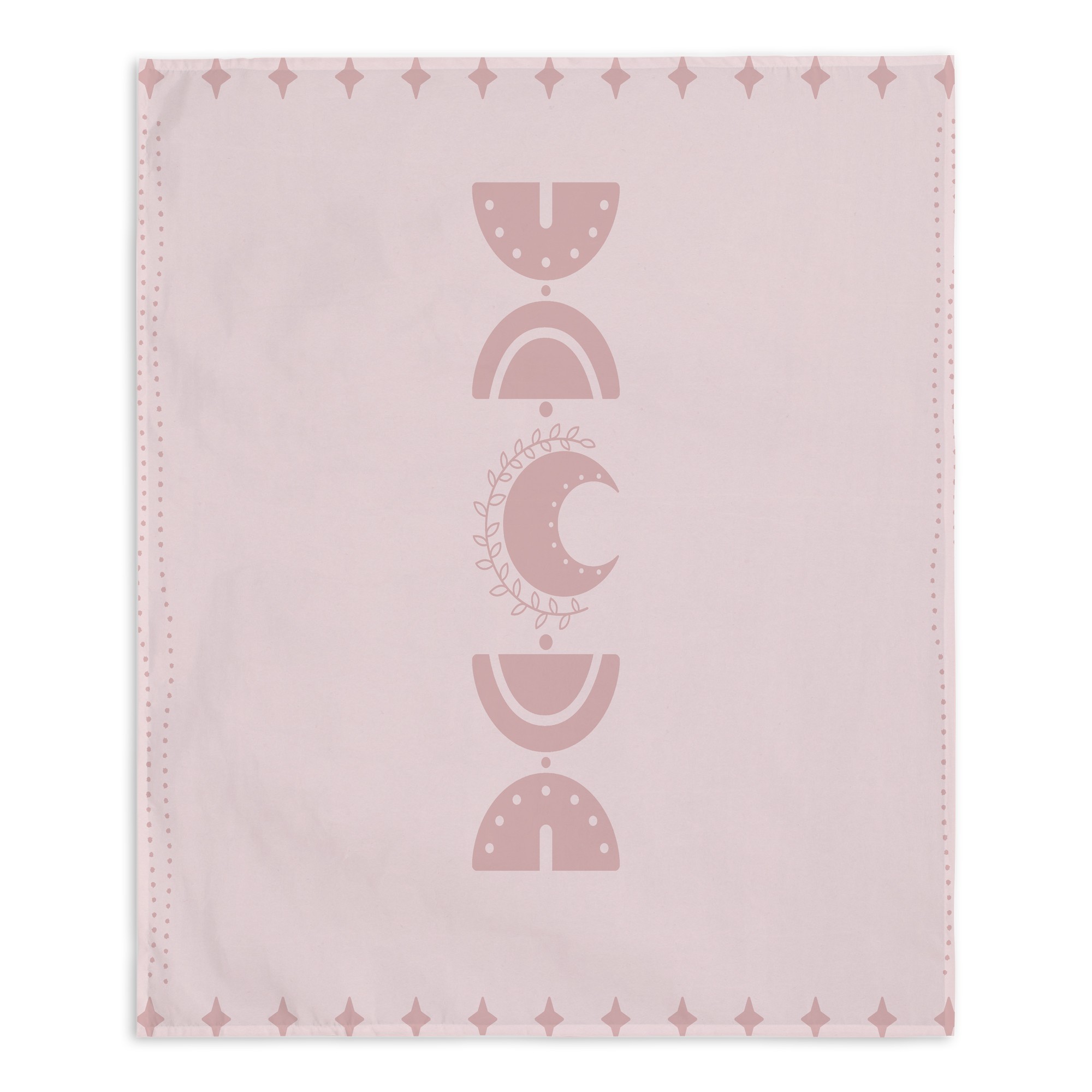Moon Stars Neutral 10 50x60 Tapestry