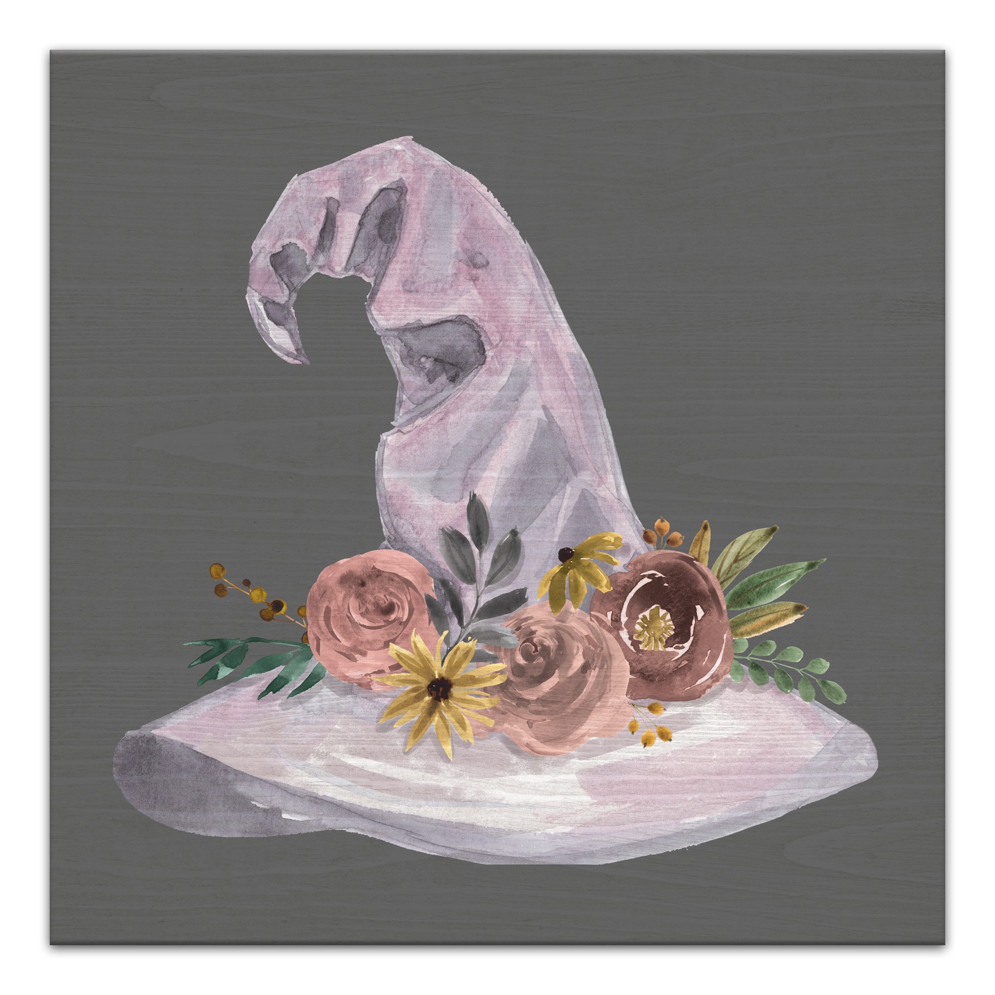 Witch Hat Bloom 20x20 Canvas Wall Art