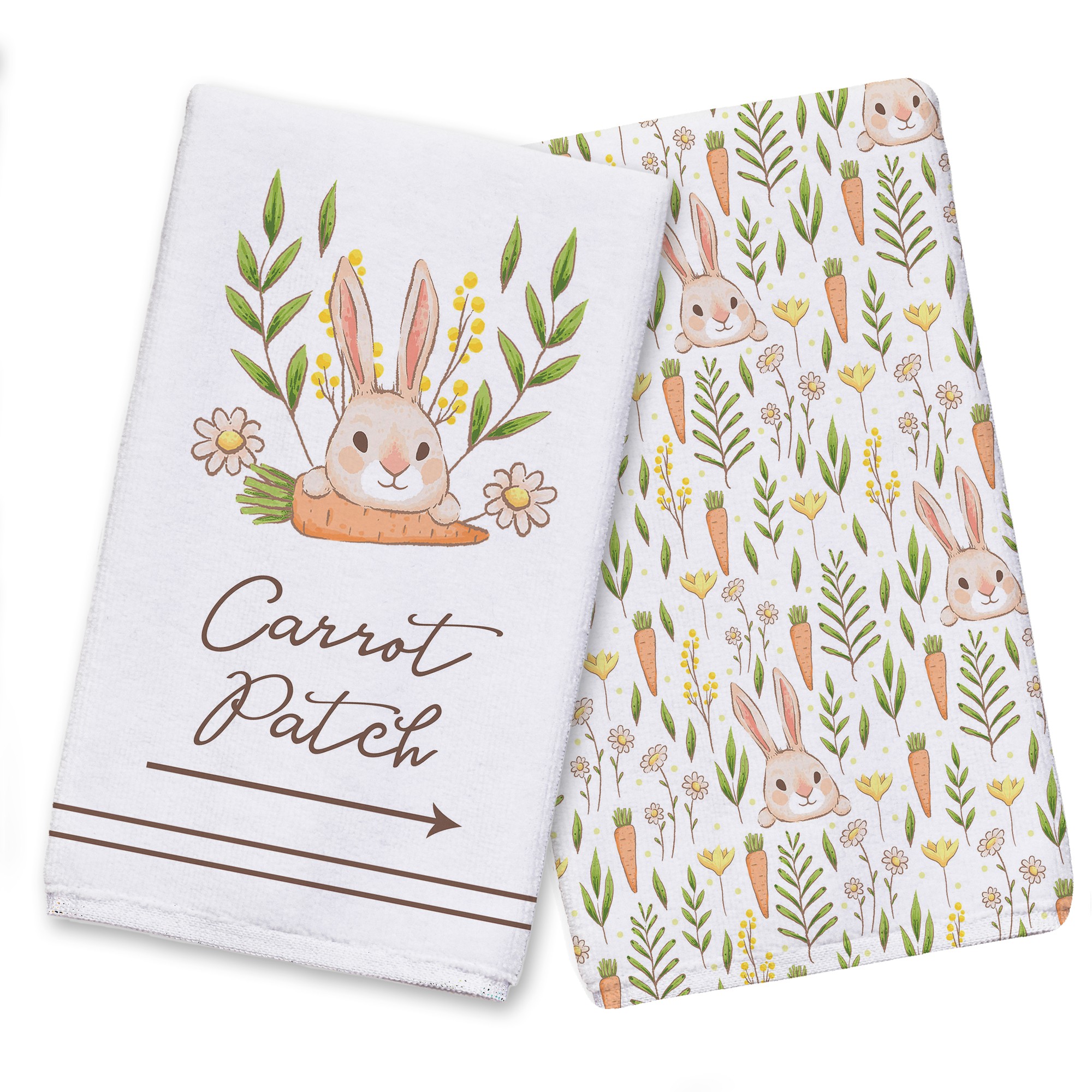Carrot Pattern Towel Set  Towel Set
