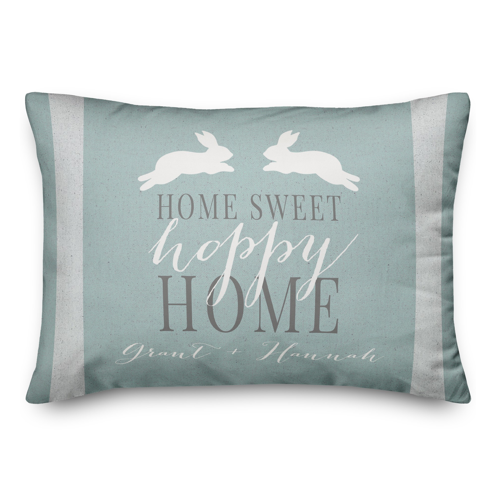 Home Hoppity Home Personalized Personalized 14x20 Indoor / Outdoor Pillow