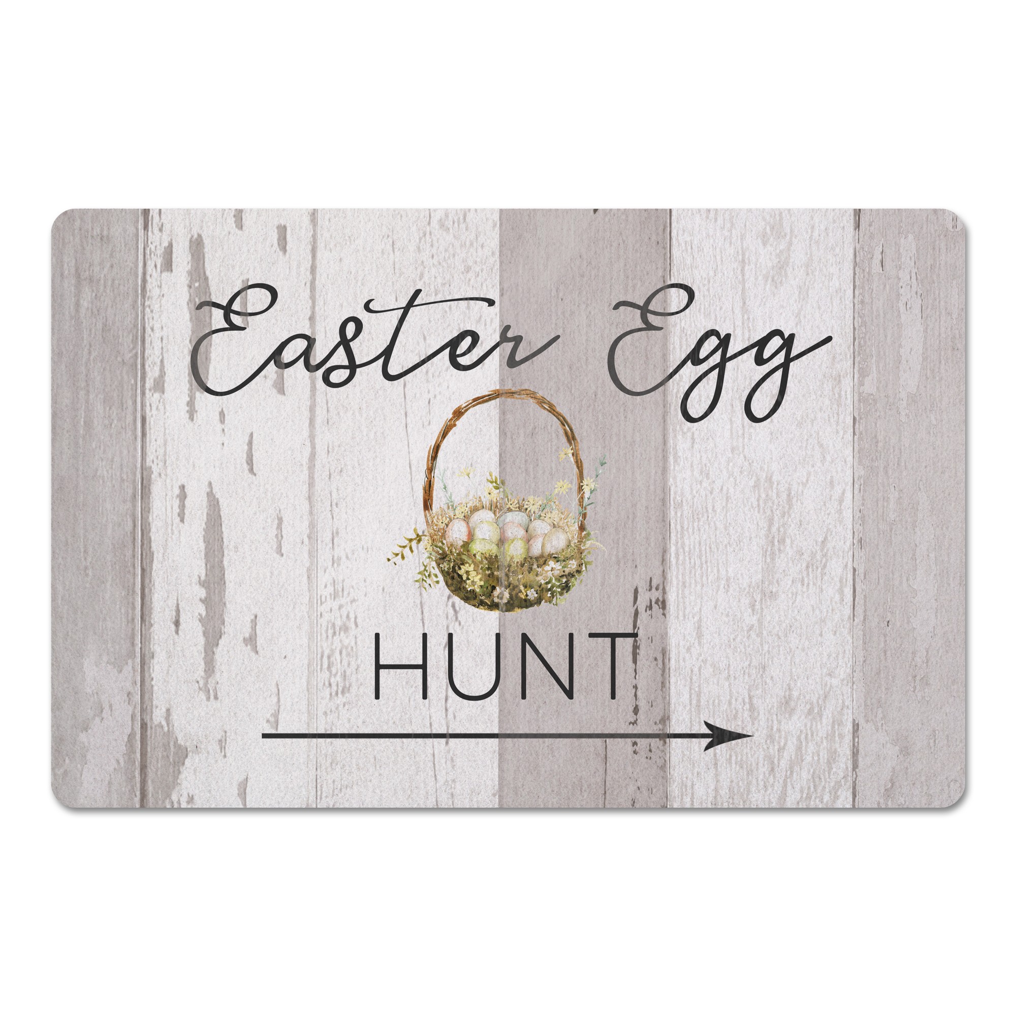 Easter Egg Hunt Basket Mat 27x18 Floor Mat