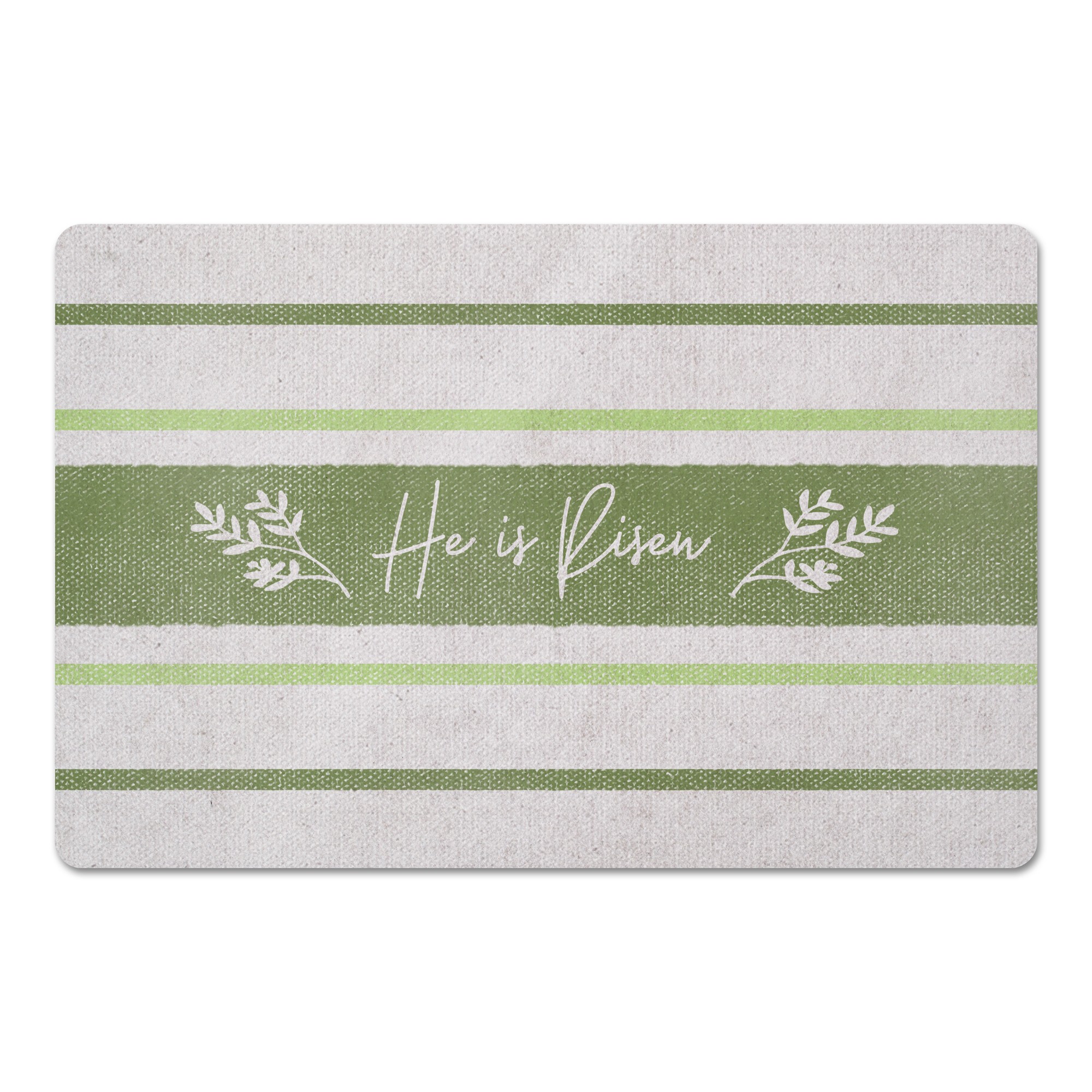He Is Risen Mat 27x18 Floor Mat