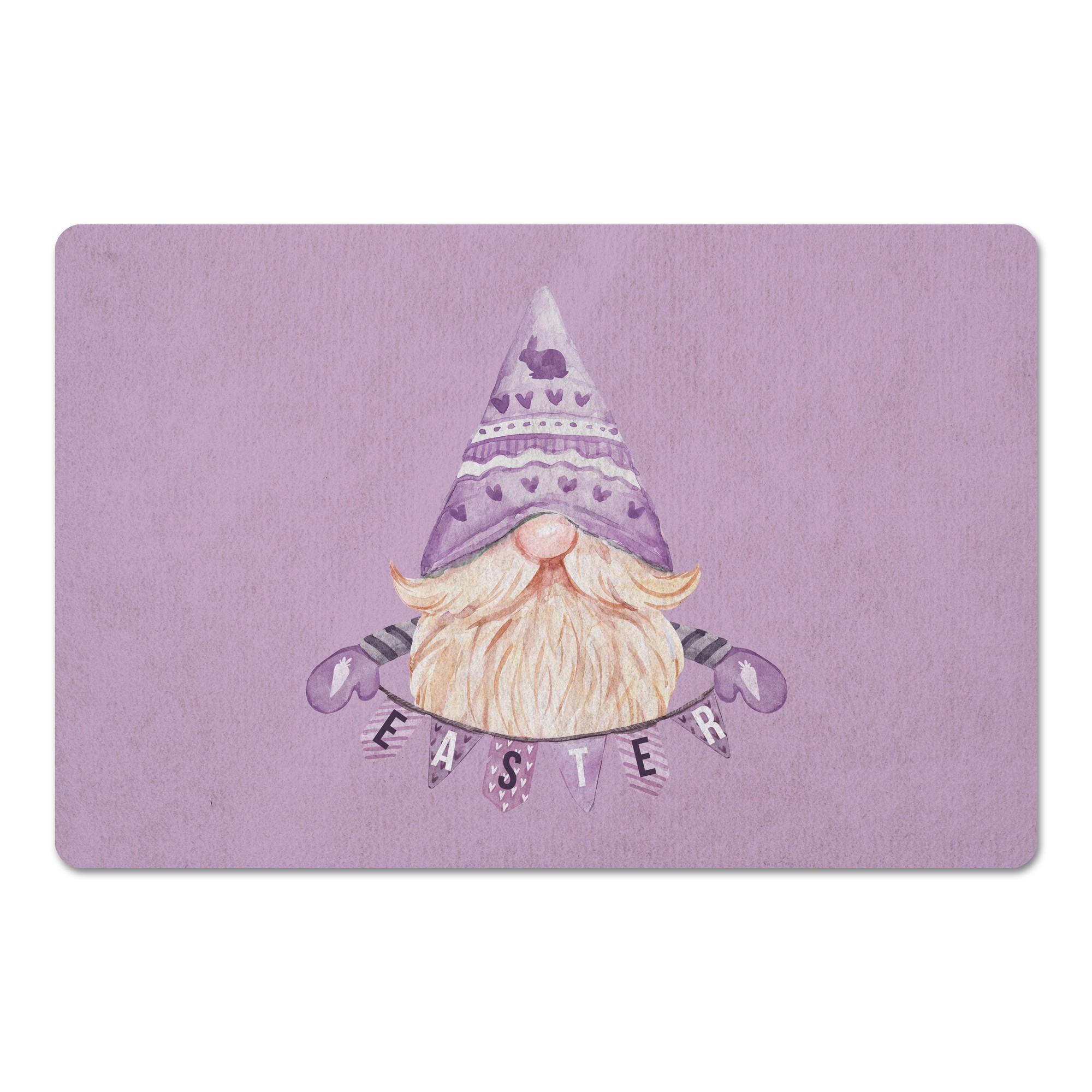 Easter Gnome Banner Mat 27x18 Floor Mat