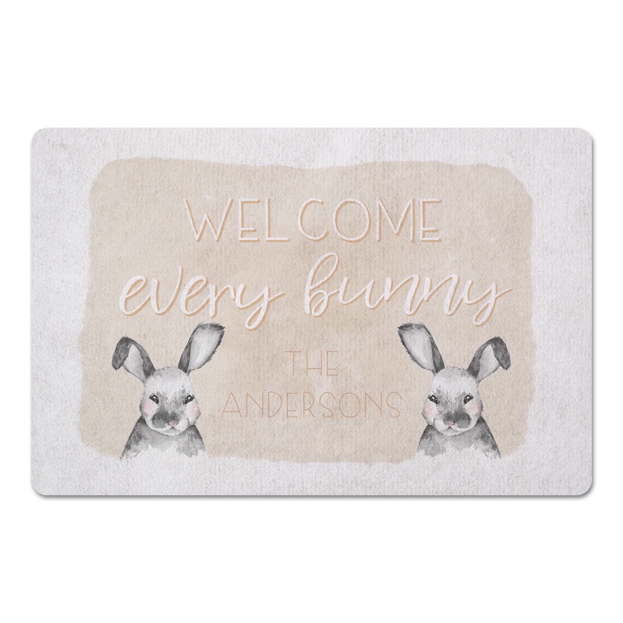 Welcome Every Bunny Mat 27x18 Floor Mat