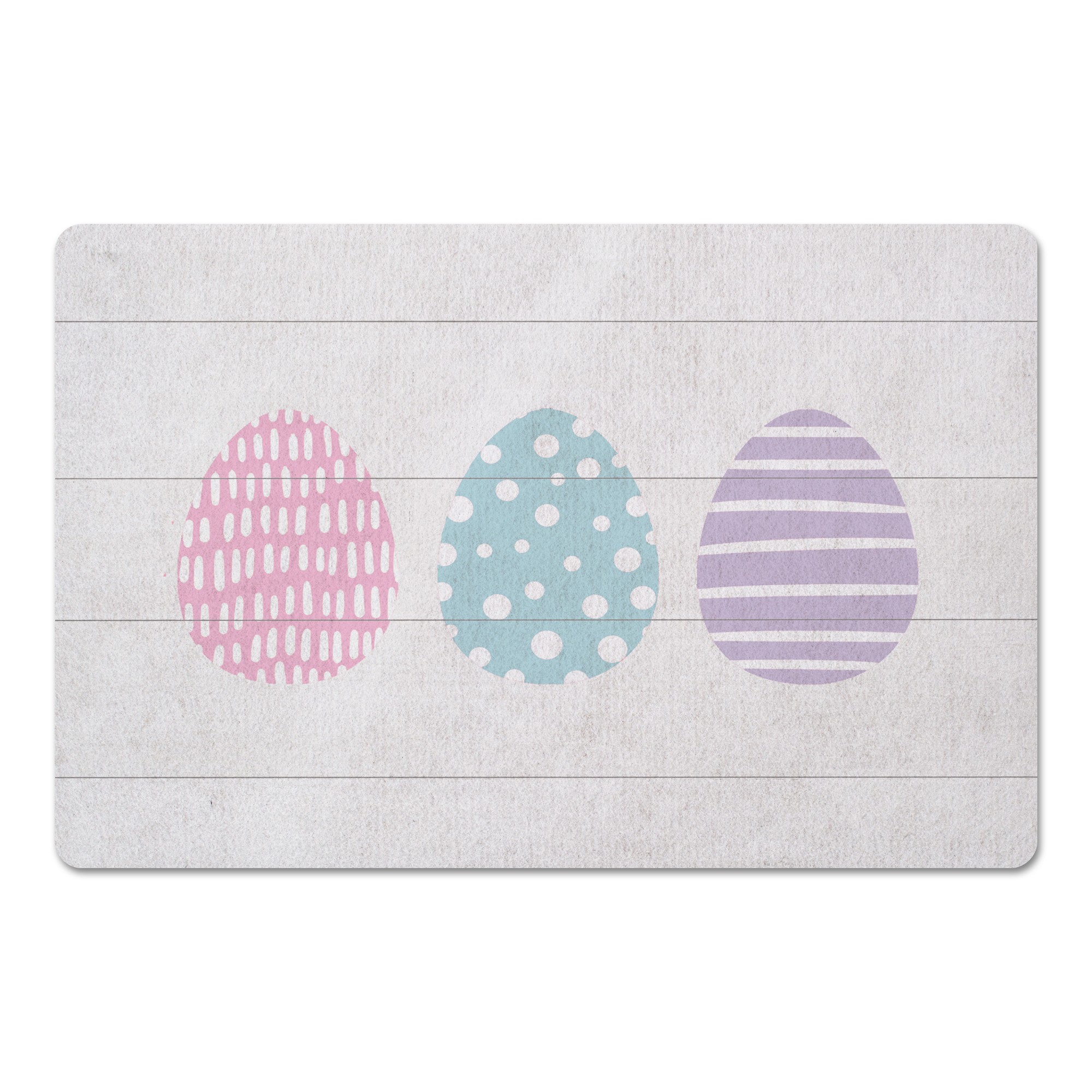 Tri Eggs Mat 27x18 Floor Mat