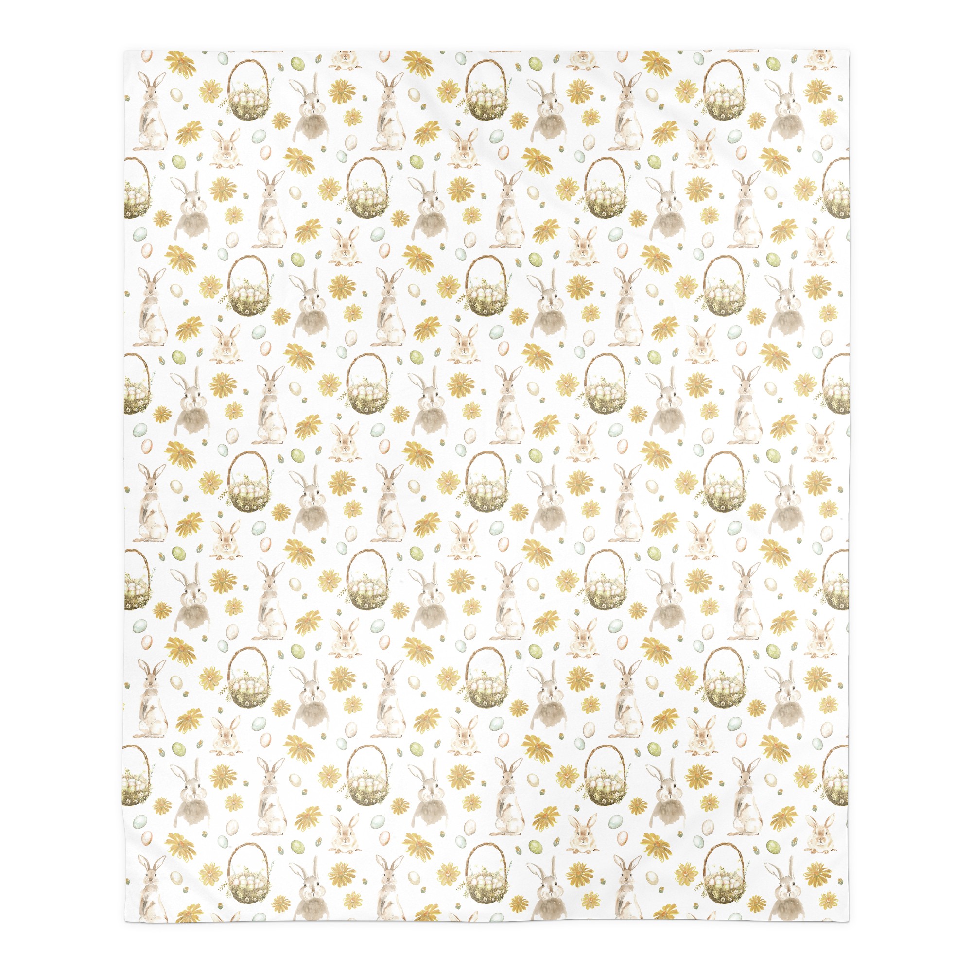 Easter Greetings Blanket 50x60 Sherpa Fleece Blanket
