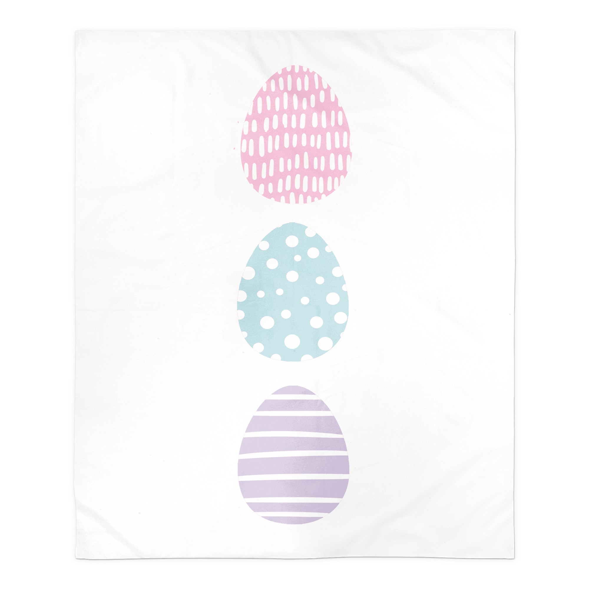 Tri Eggs Blanket 50x60 Sherpa Fleece Blanket