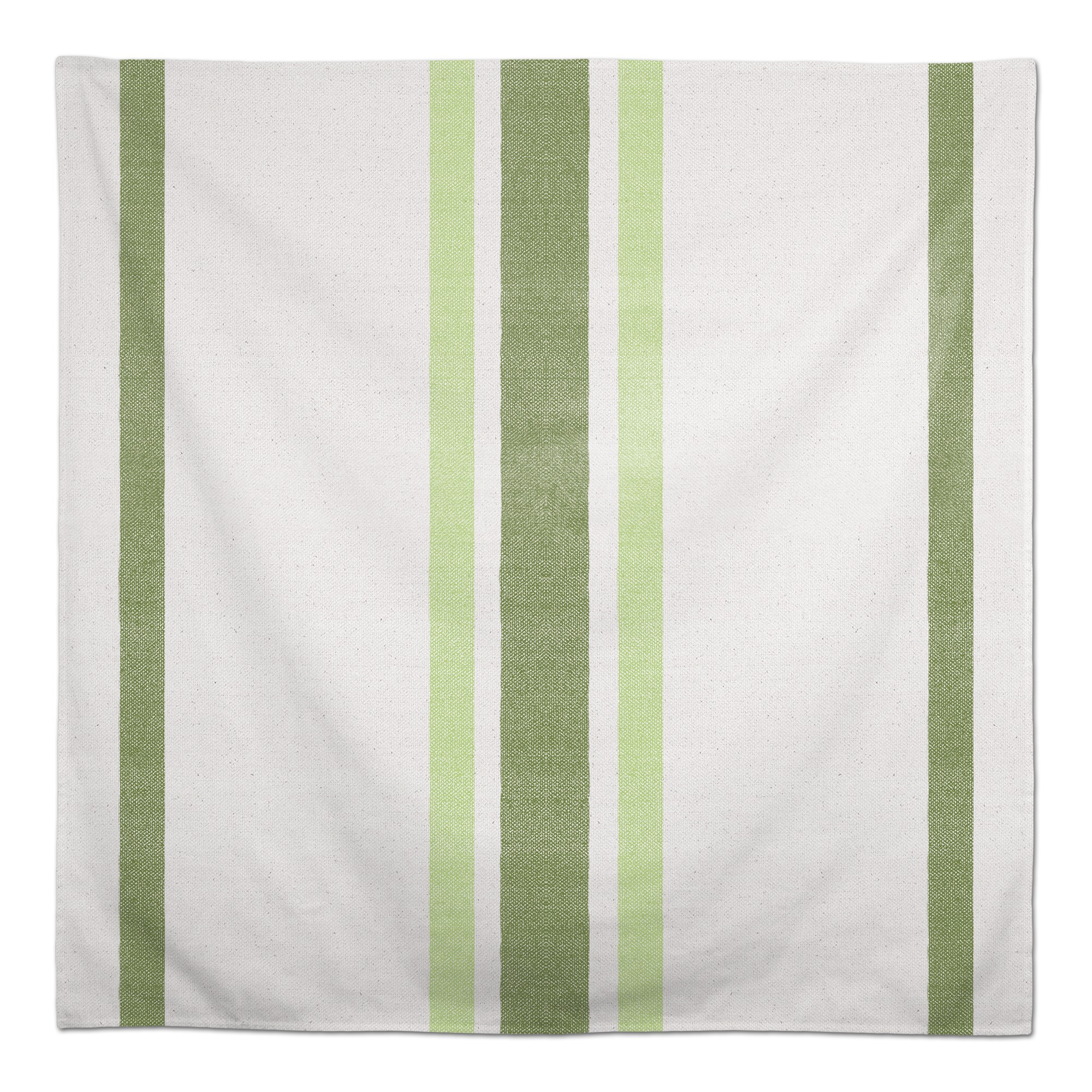 Green Market Stripes 1 58x58 Tablecloth