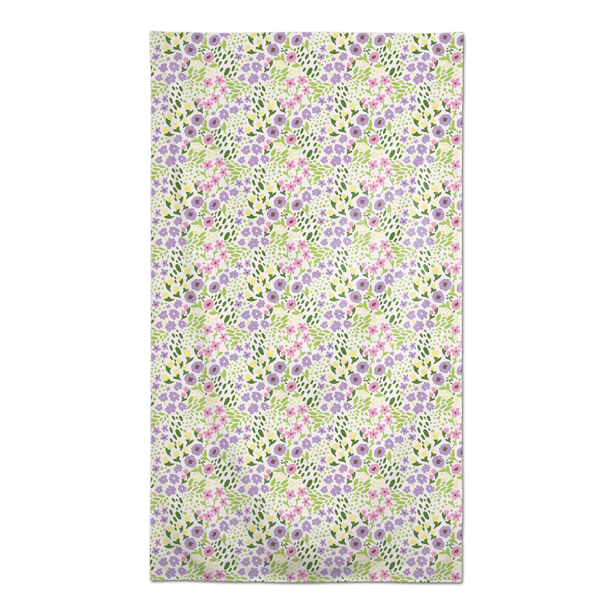 Whimsical Spring Floral 2 58x102 Tablecloth