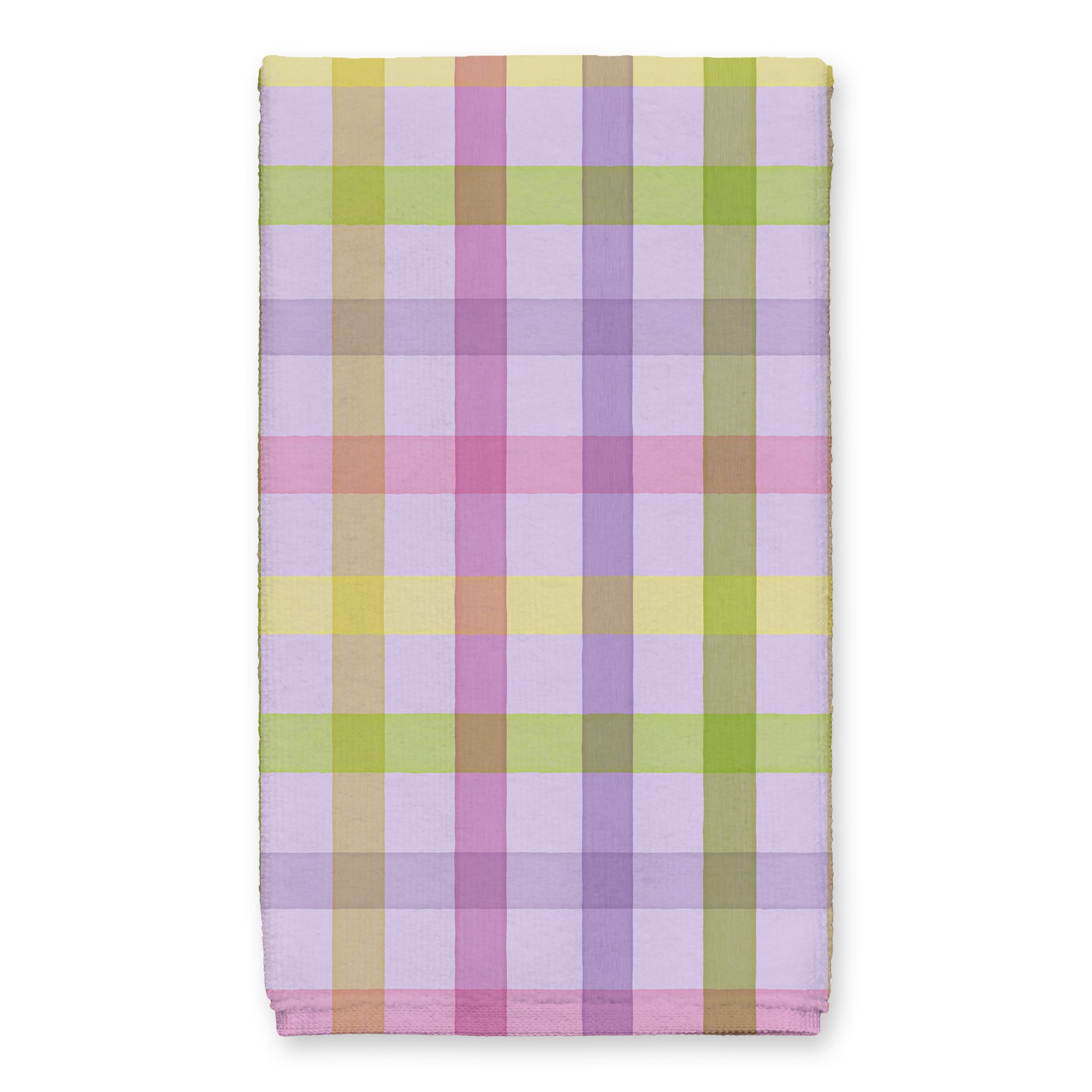 Pastel Purple Plaid Towel 16x25 Towel