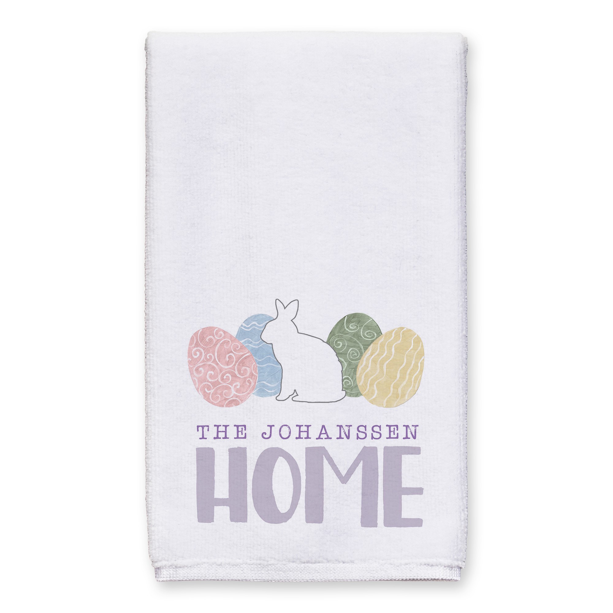 Home Easter Eggs Towel Personalized 16x25 Towel