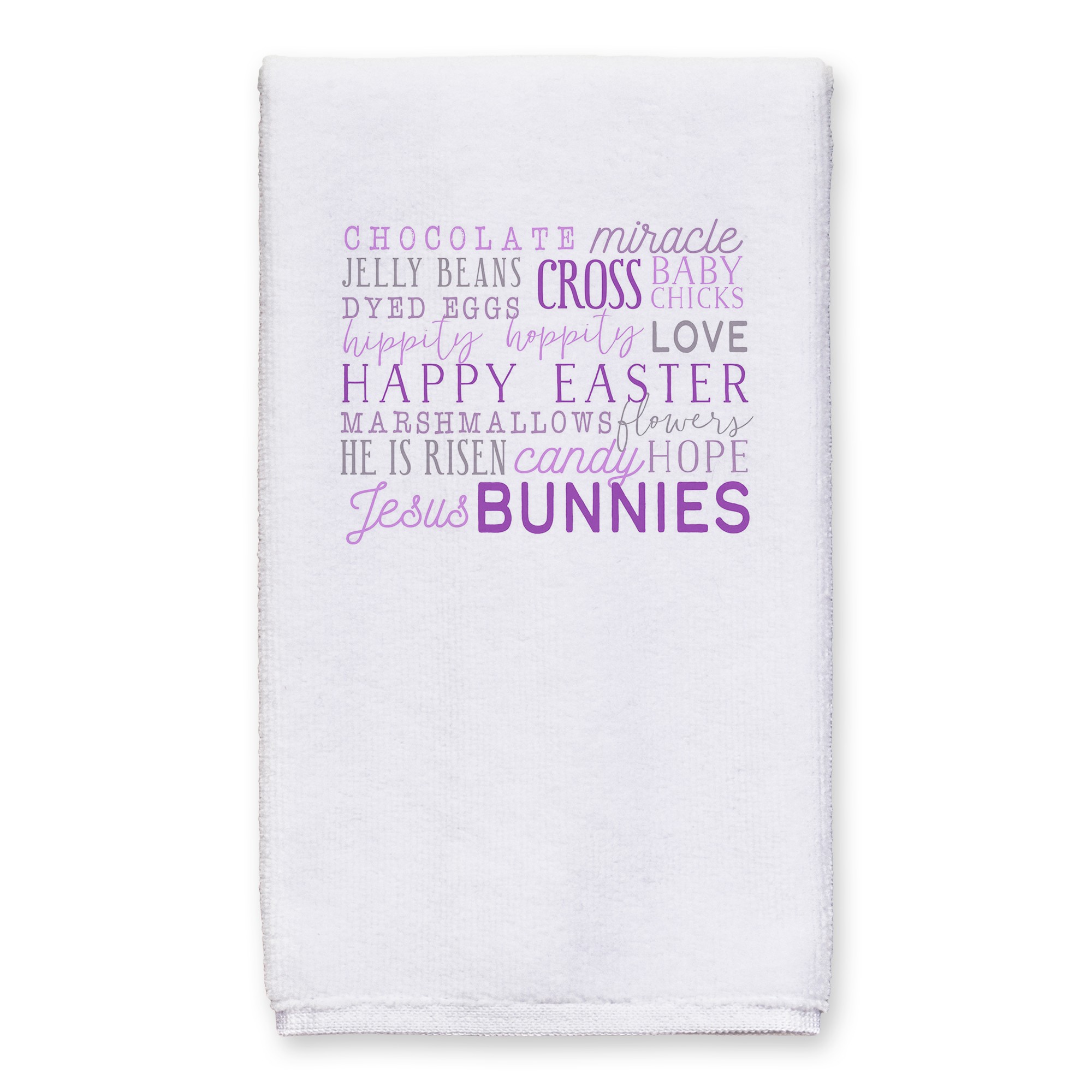 Easter Day Words Towel 16x25 Towel
