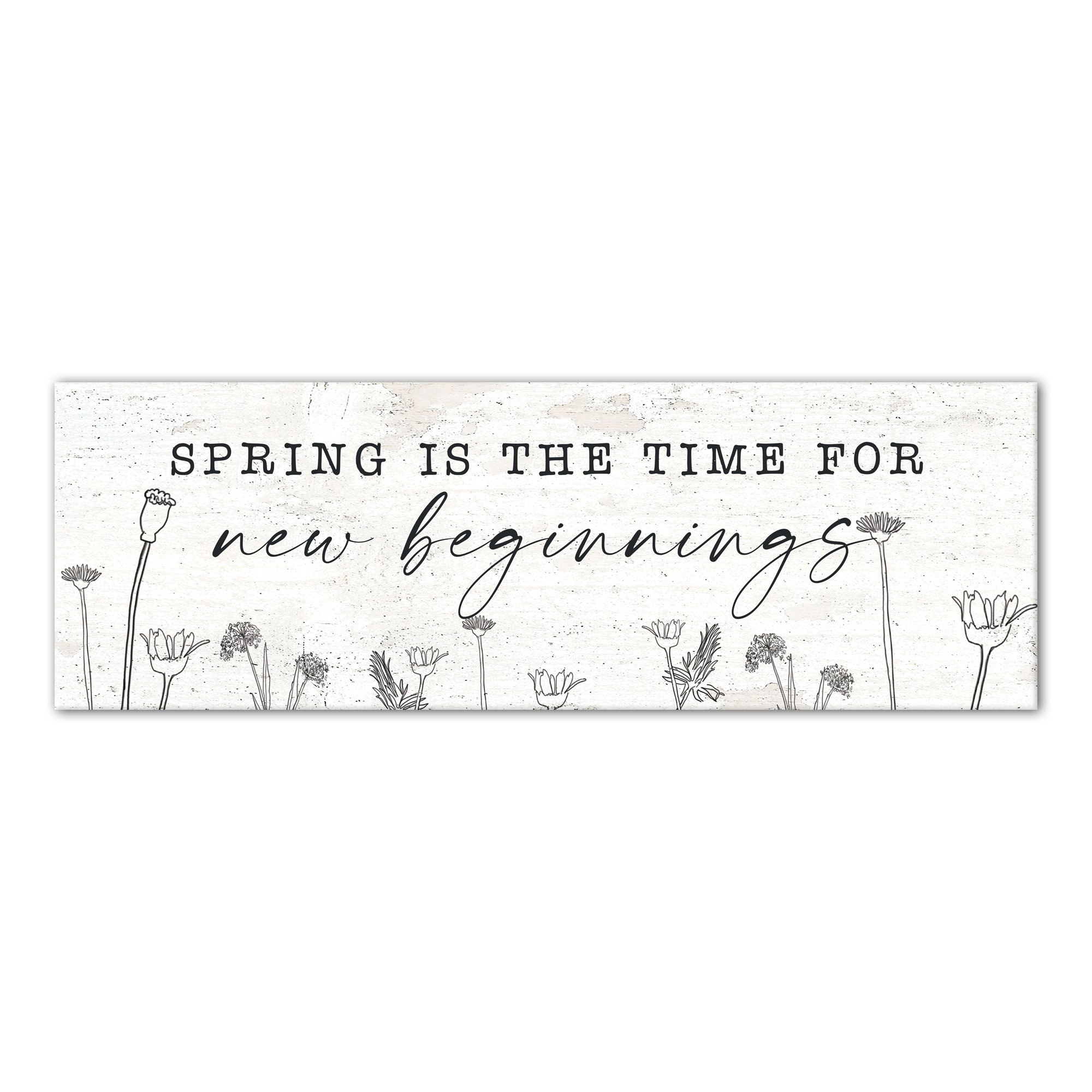 Spring Time New Beginnings 12x36 Canvas Wall Art