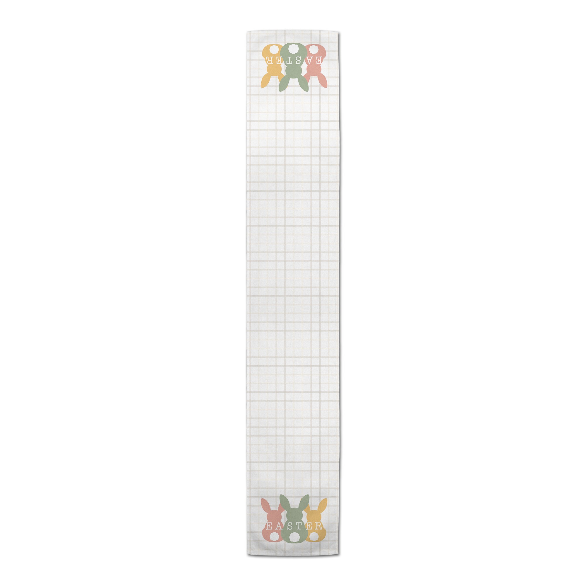 Easter Bunny Lineup Runner 2 16x90 Cotton Twill Runner