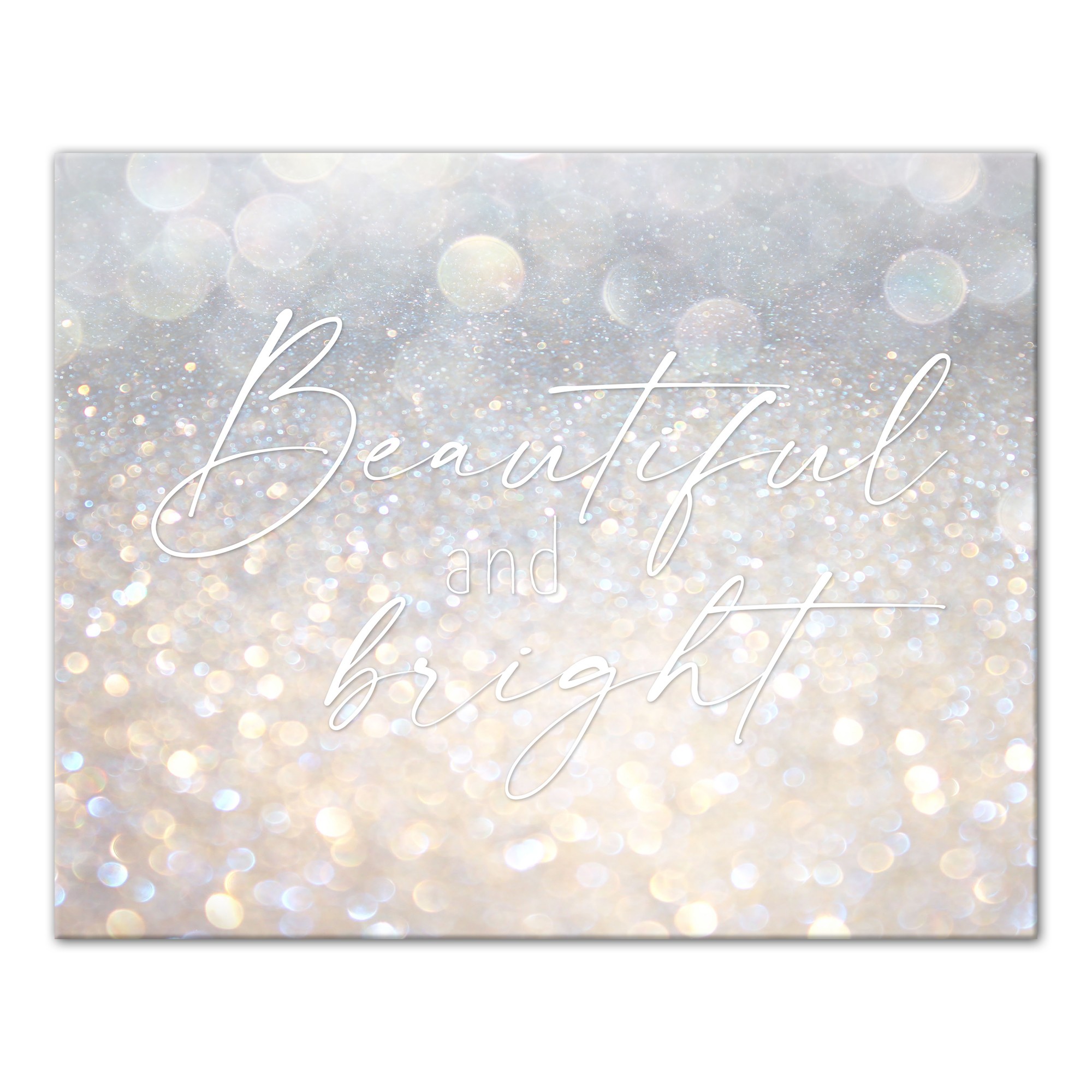 Beautiful And Bright Sparkles 16x20 Canvas Wall Art