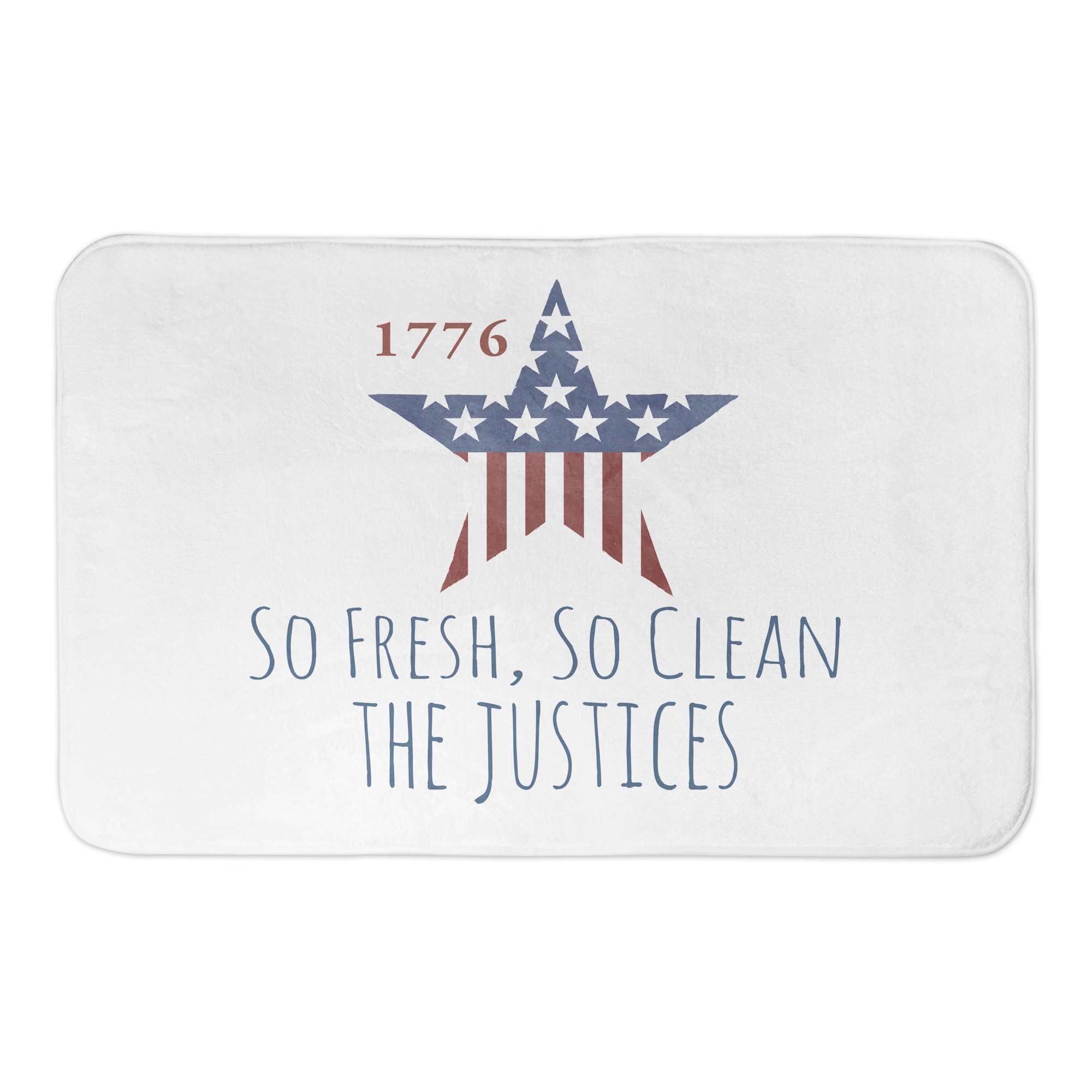 1776 Star Personalized 34x21 Bath Mat